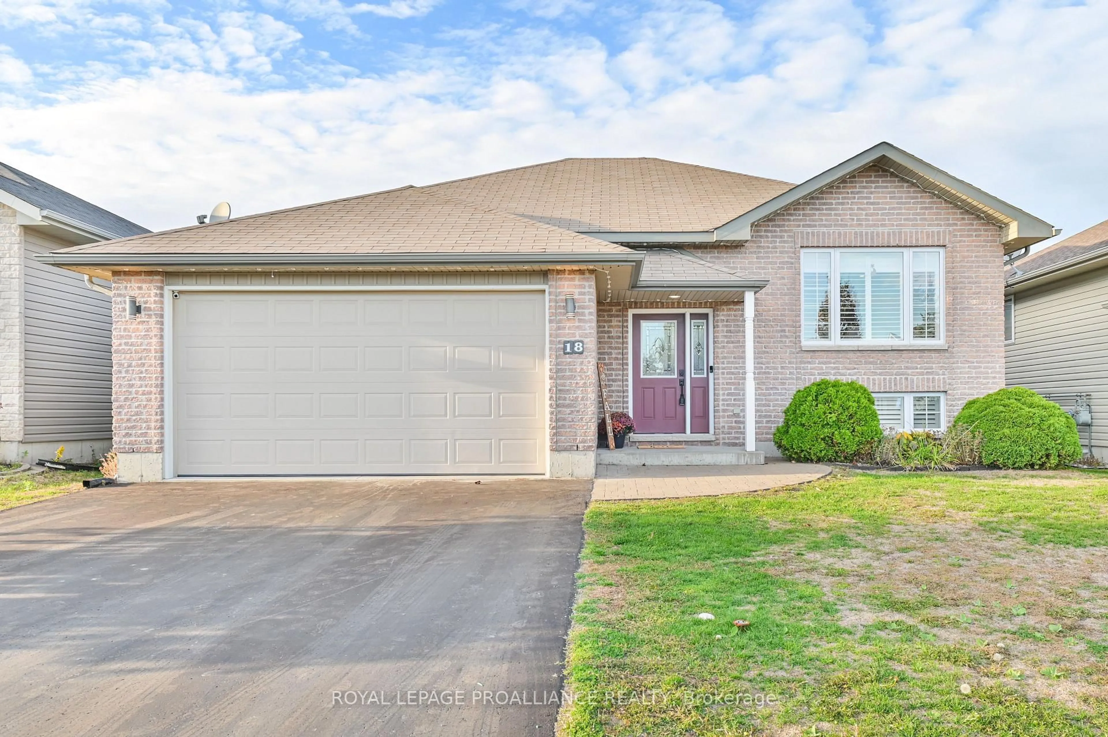 Home with brick exterior material, street for 18 Fox Den Dr, Brighton Ontario K0K 1H0