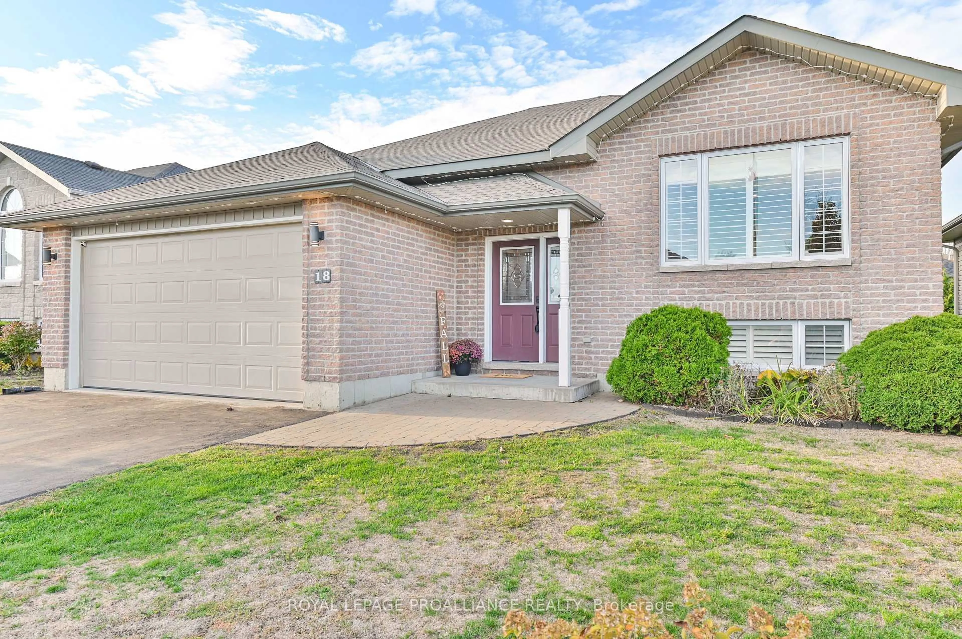 Home with brick exterior material, street for 18 Fox Den Dr, Brighton Ontario K0K 1H0