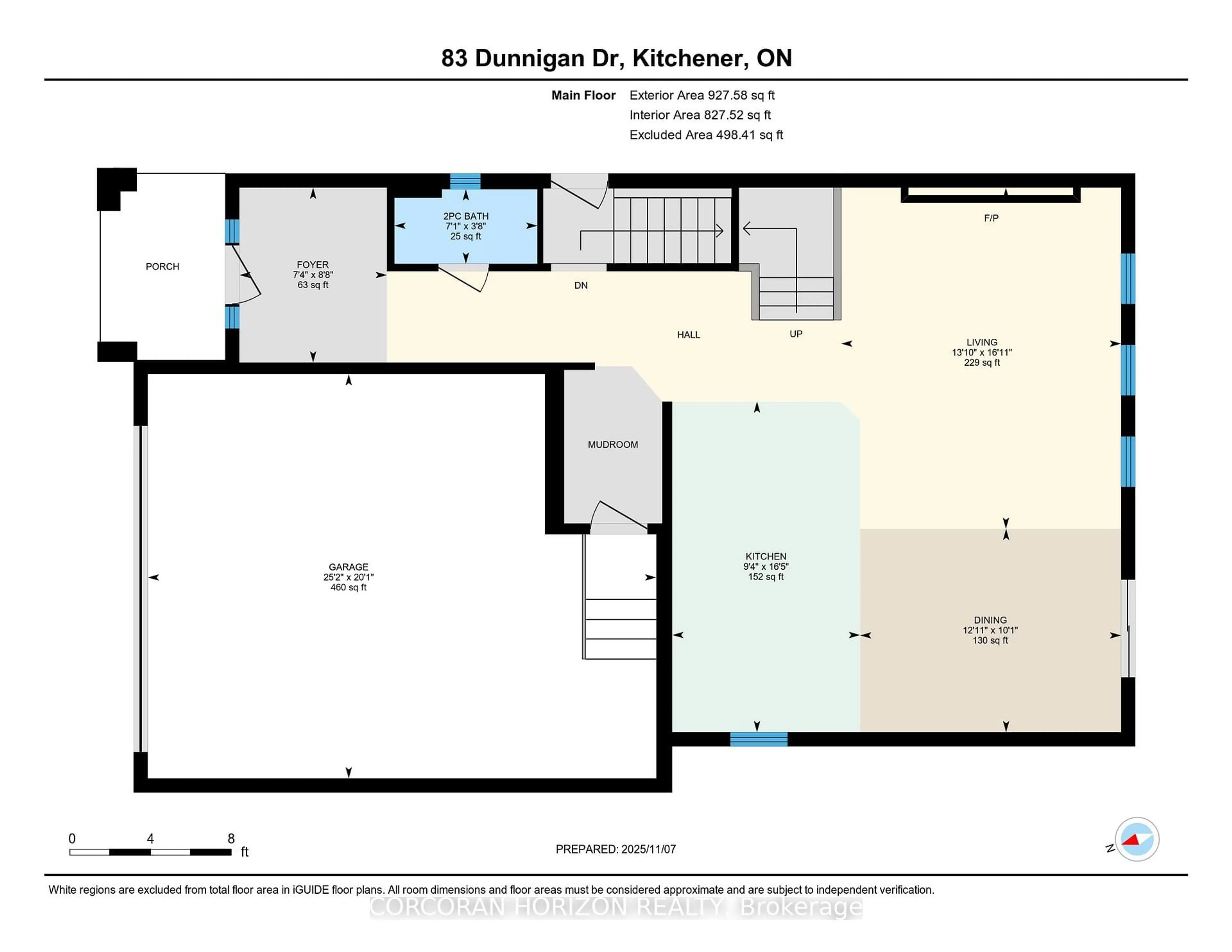 Floor plan for 83 Dunnigan Dr, Kitchener Ontario N2B 3W5
