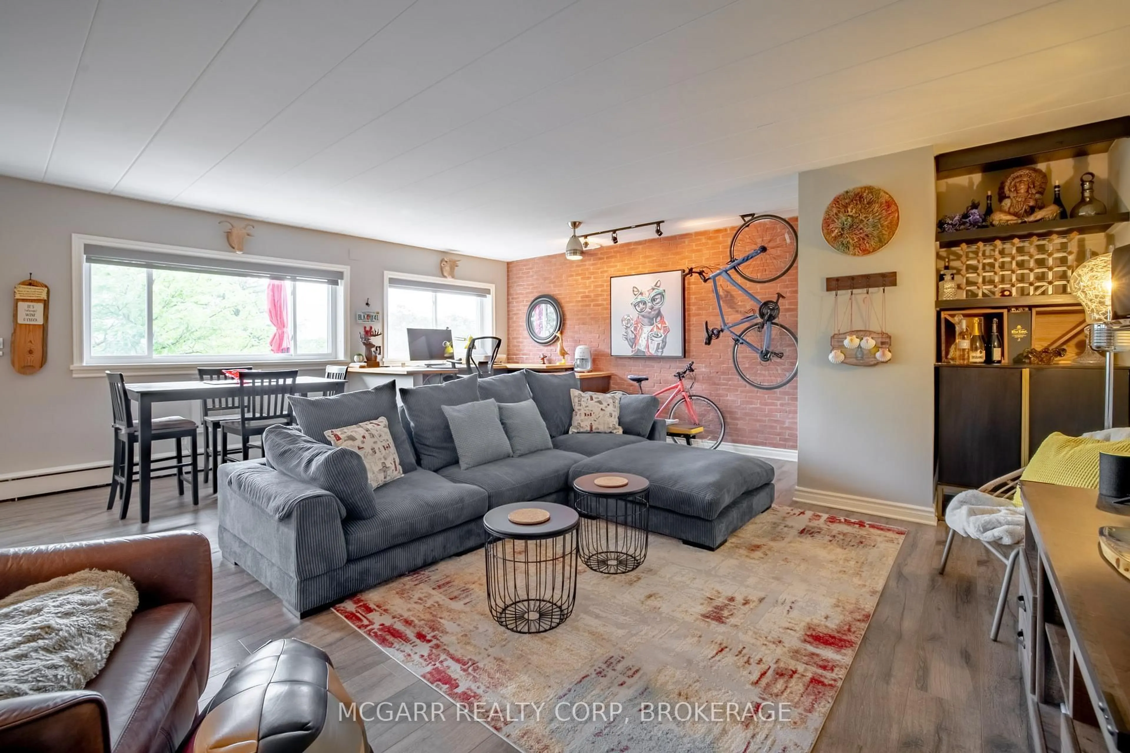 Living room with furniture, unknown for 14 Norris Pl #503, St. Catharines Ontario L2R 2W8