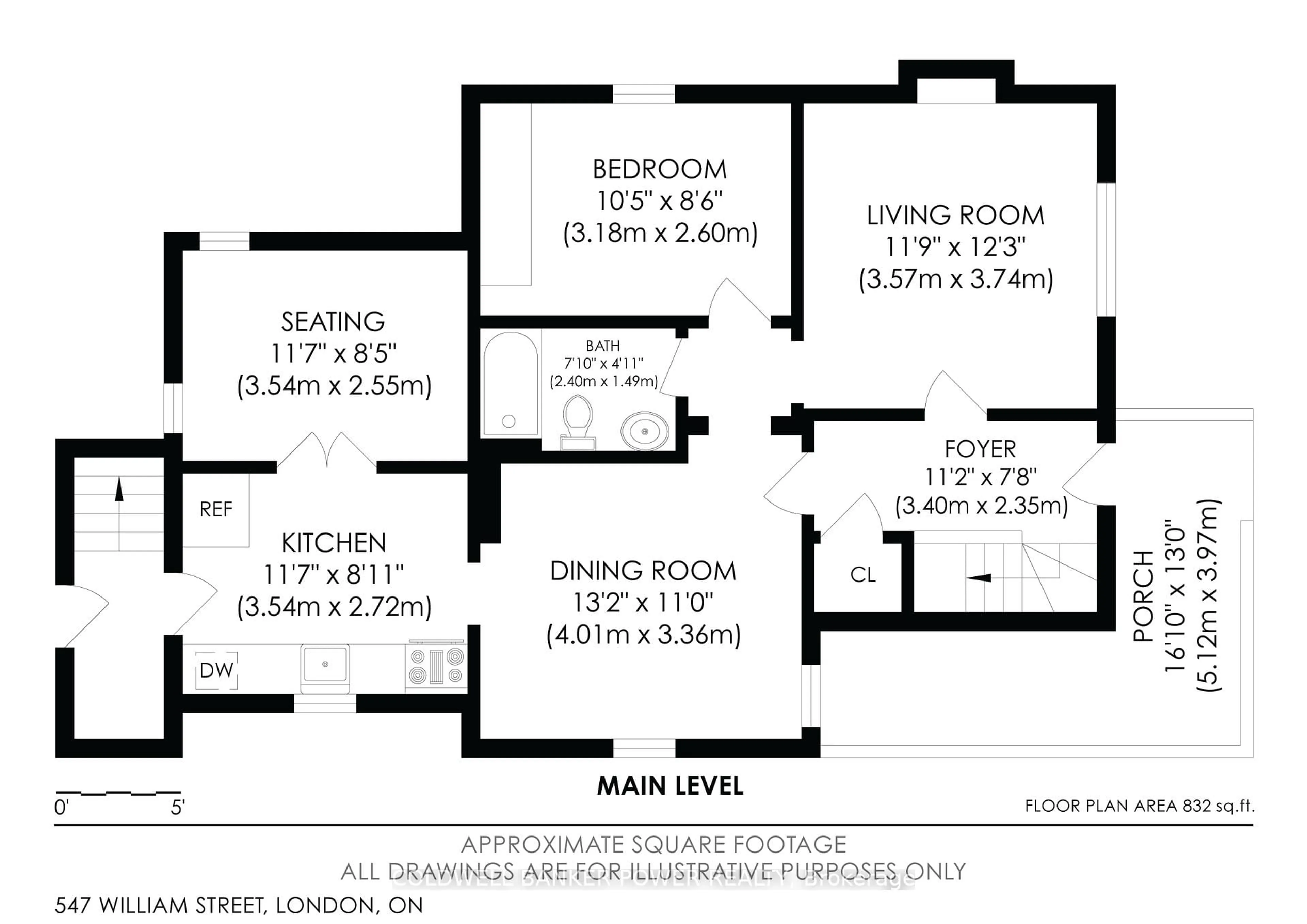 Floor plan for 547 William St, London East Ontario N6B 3E8