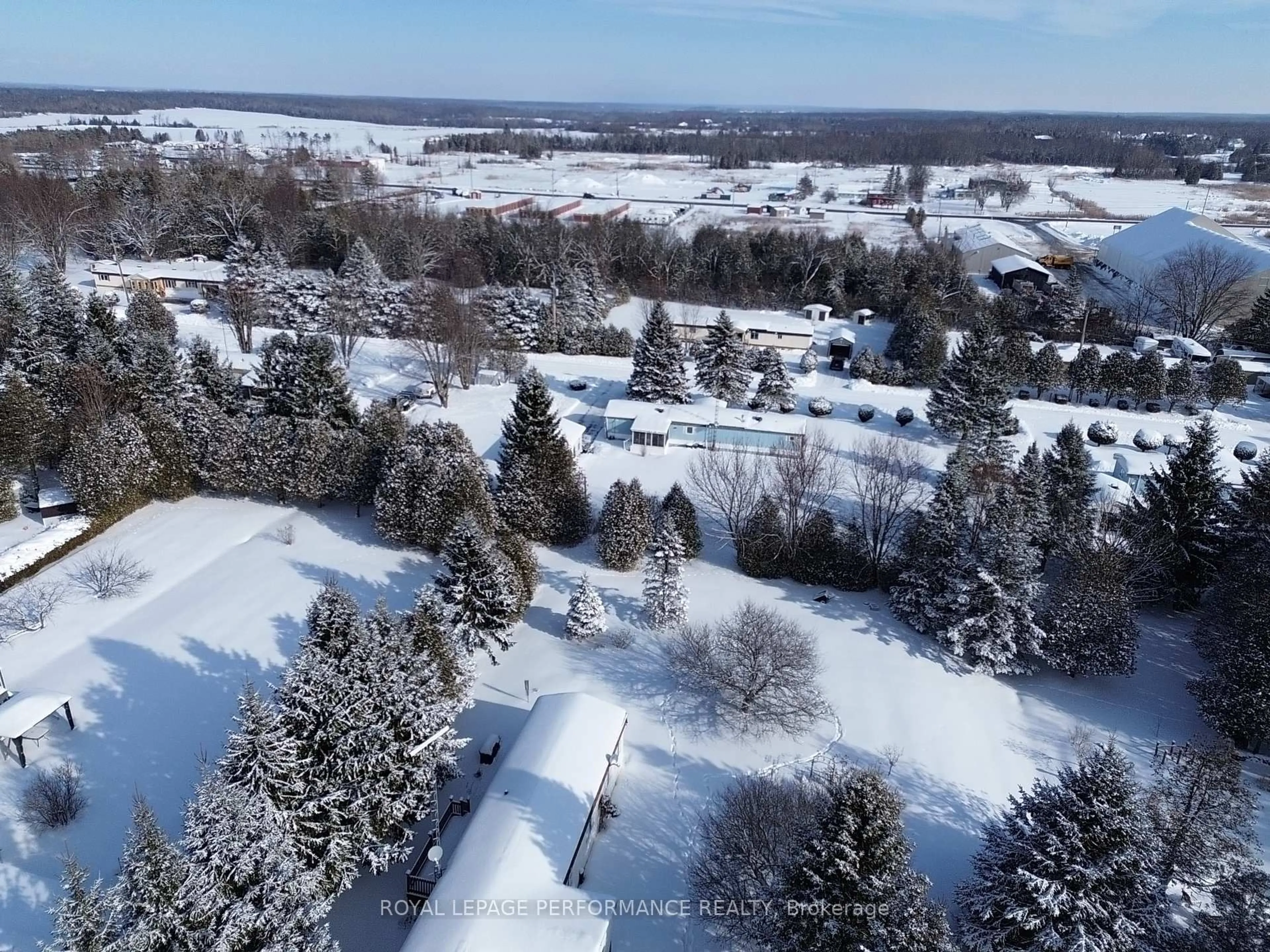 A pic from outside/outdoor area/front of a property/back of a property/a pic from drone, forest/trees view for 3897 Christine St, North Glengarry Ontario K0C 1A0