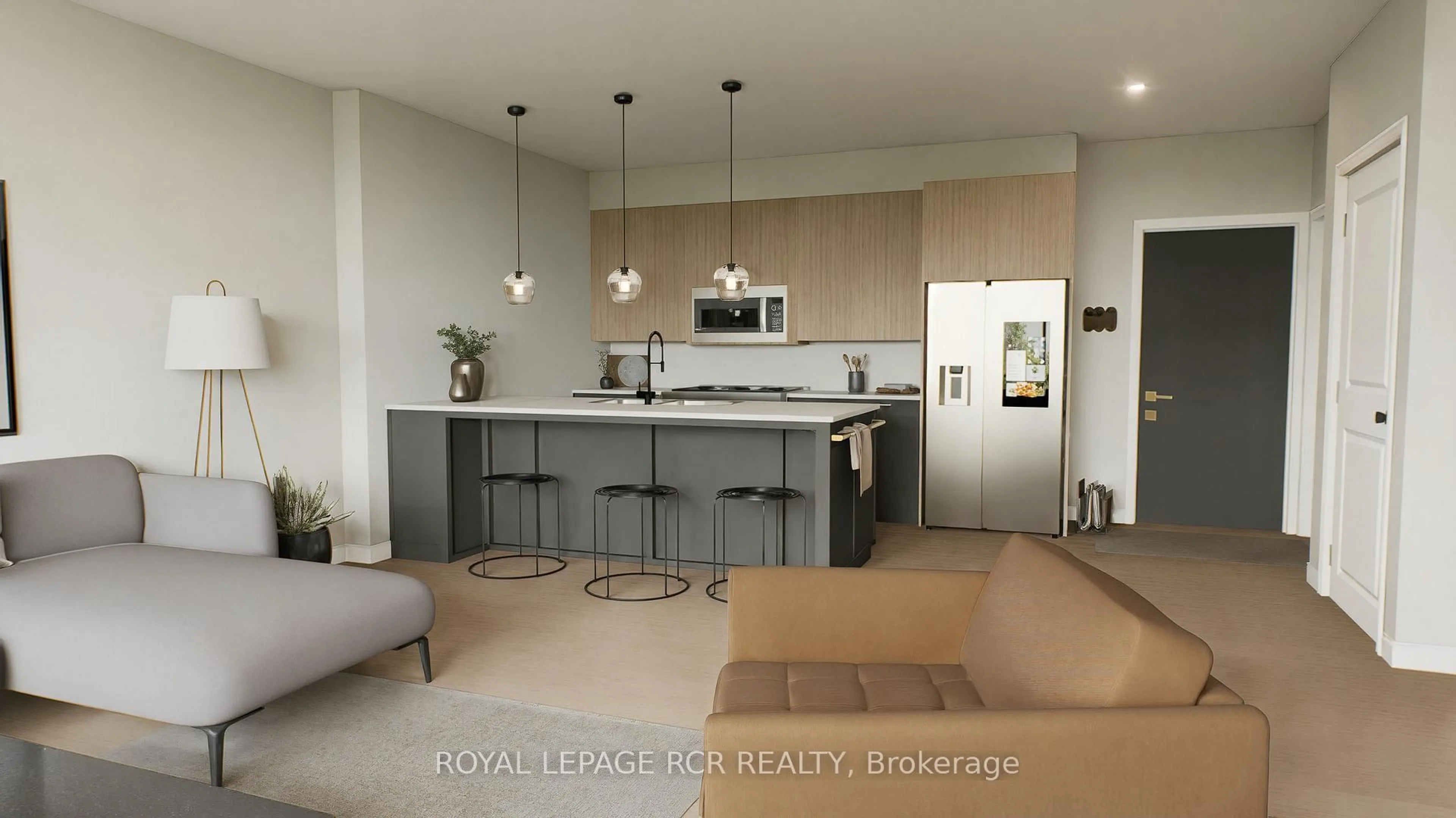 Open concept kitchen, unknown for 50 Emma St #204, East Luther Grand Valley Ontario L9W 5P9