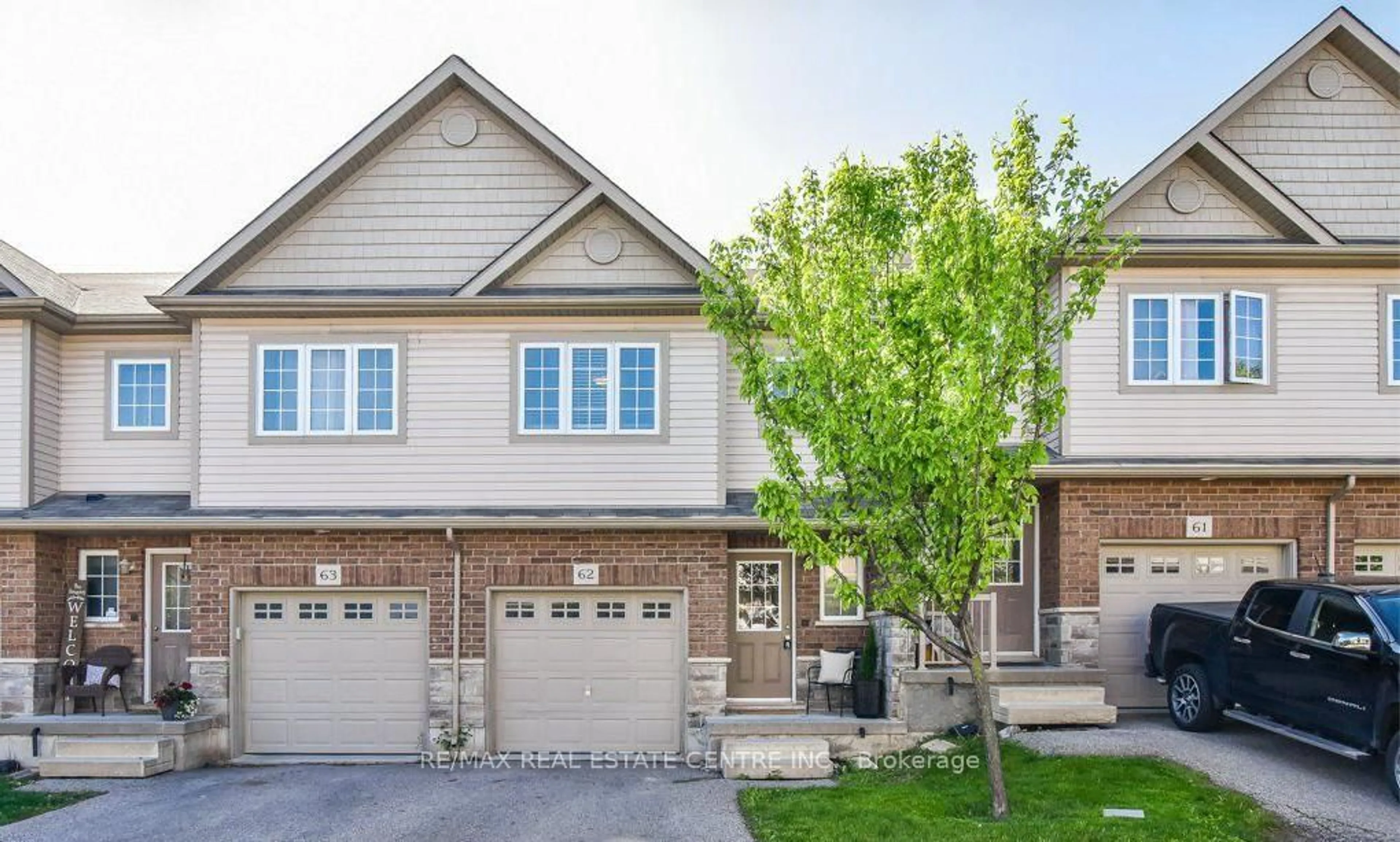 Home with brick exterior material, street for 355 Fisher Mills Rd #62, Cambridge Ontario N3C 4N5