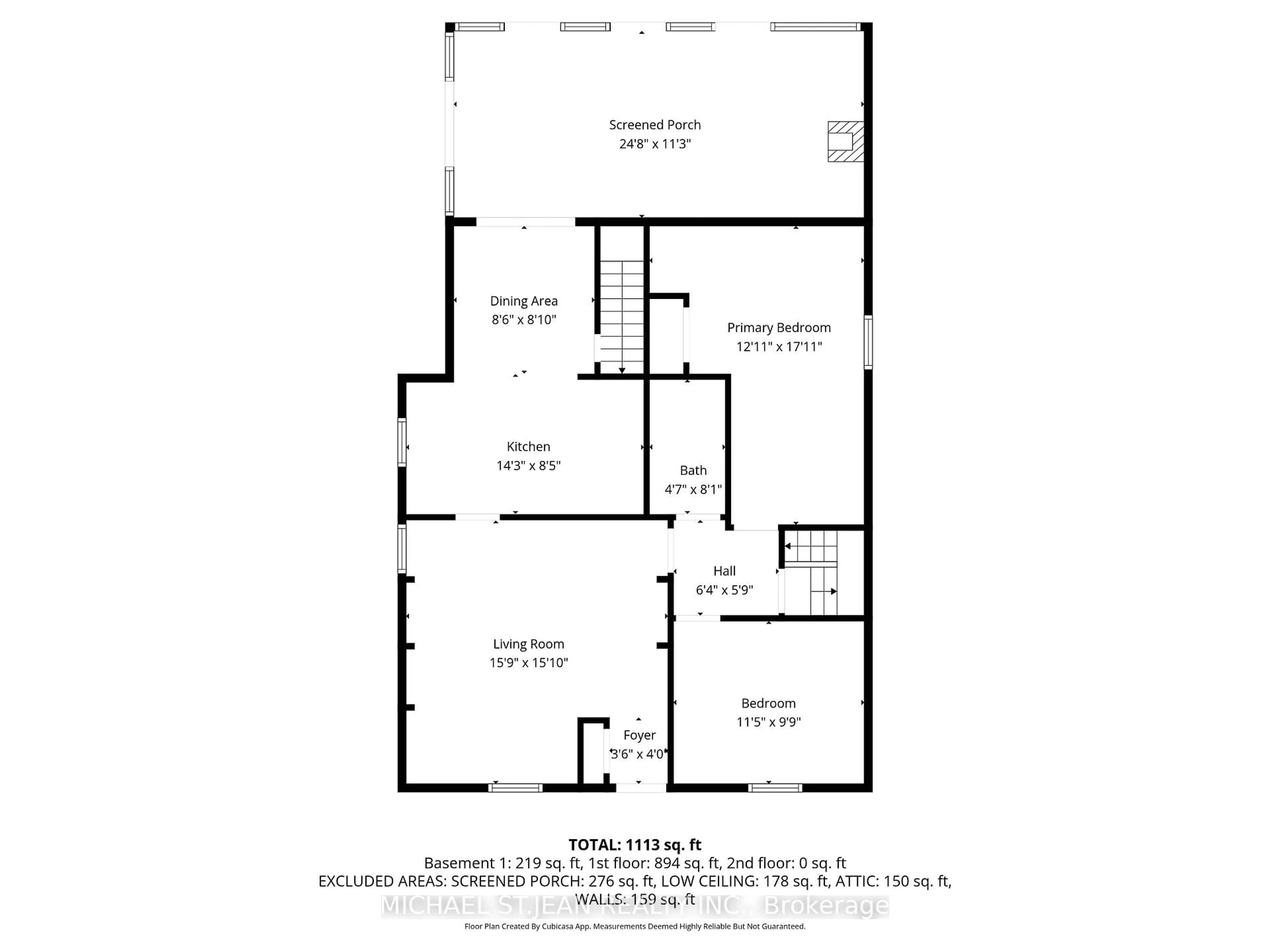 Floor plan for 4 Hilda St, St. Catharines Ontario L2S 1Z8