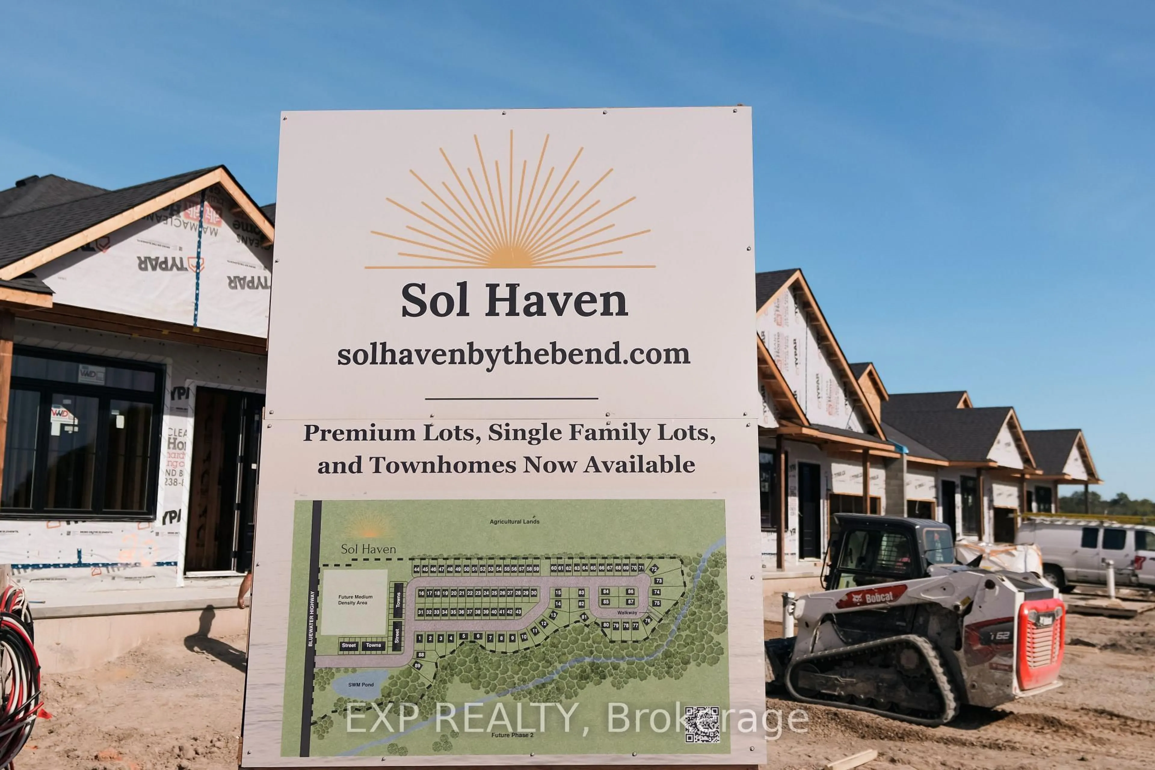 Home with vinyl exterior material, street for 7 Sullivan St, South Huron Ontario N0M 1T0