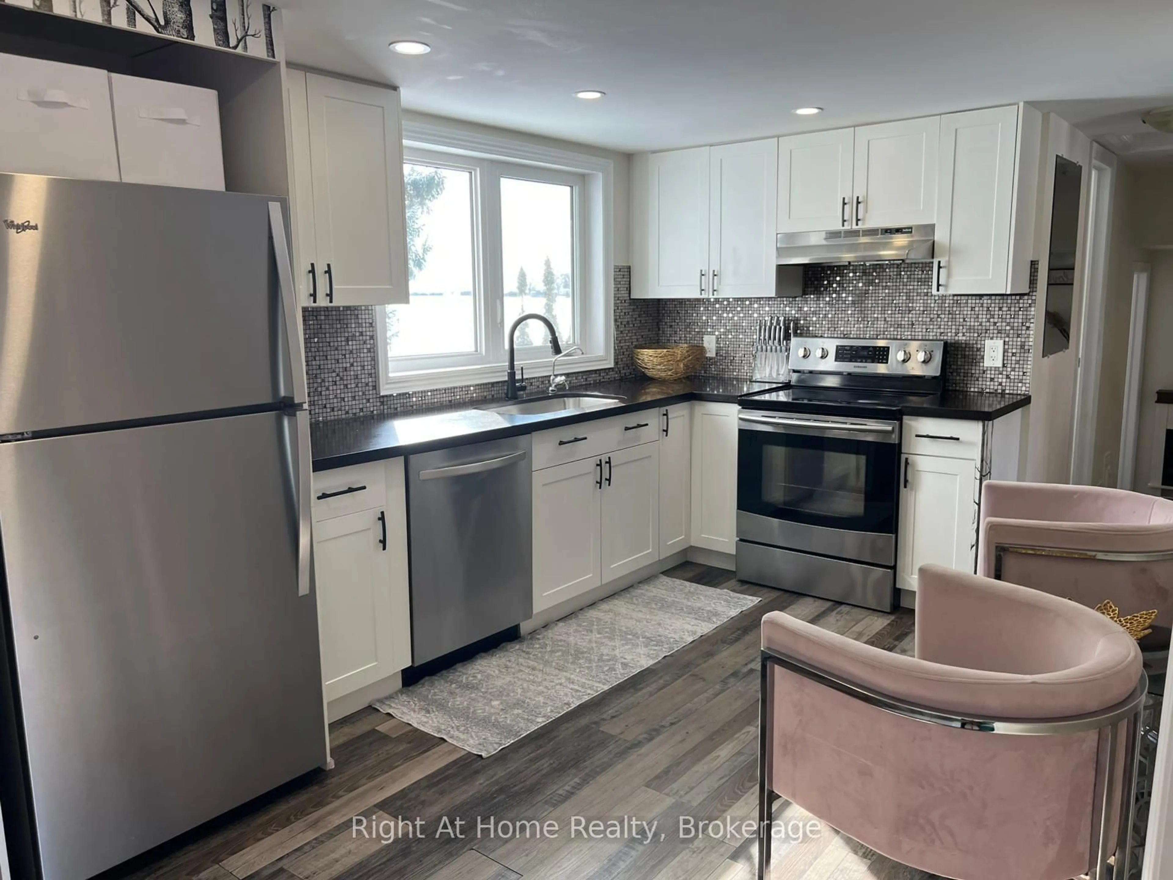 Open concept kitchen, ceramic/tile floor for 13192 Fysh Line, Chatham-Kent Ontario N0P 2K0