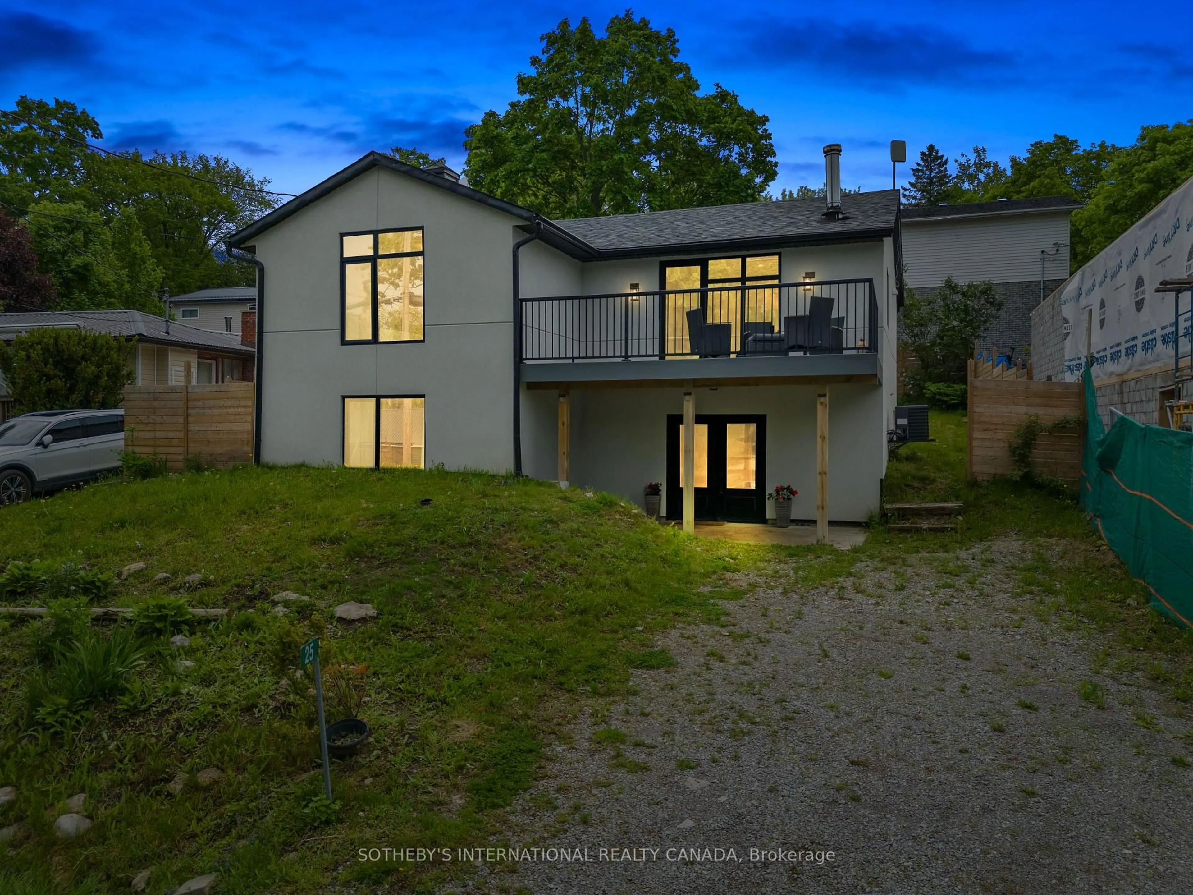 A pic from outside/outdoor area/front of a property/back of a property/a pic from drone, unknown for 25 Silver Birch St, Kawartha Lakes Ontario K0M 1L0