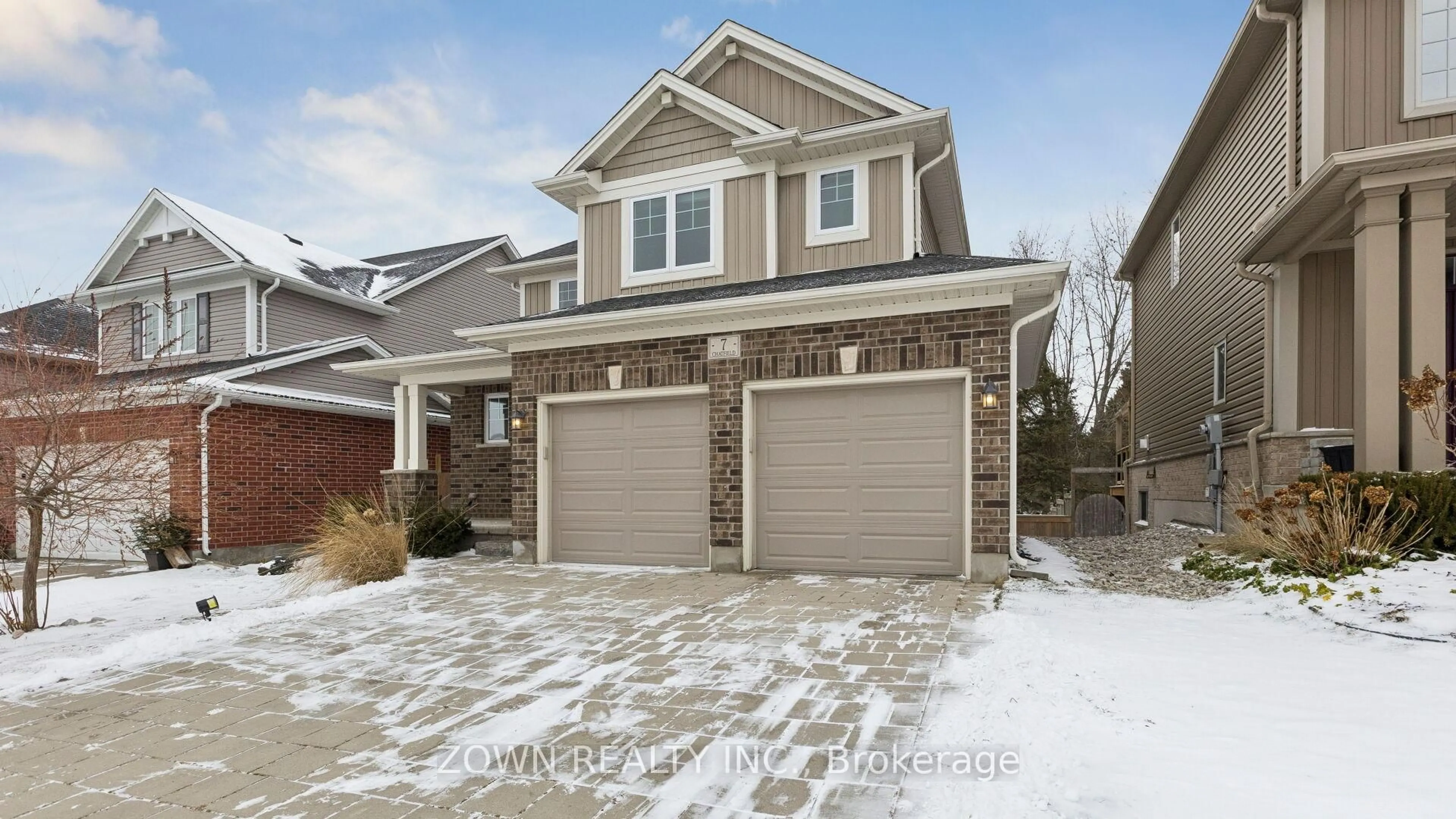 Home with brick exterior material, street for 7 Chatfield St, Ingersoll Ontario N5C 0B3