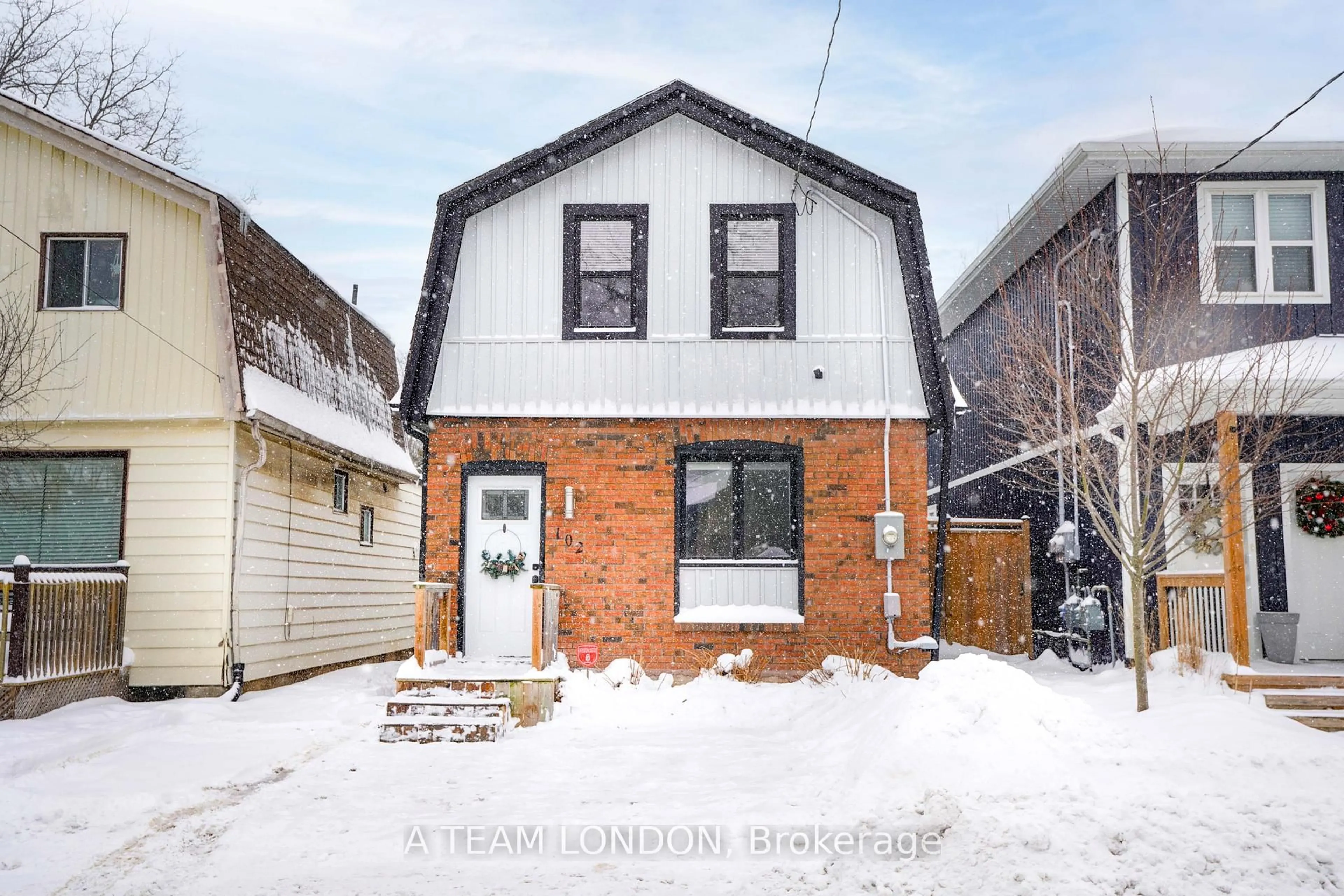 Home with brick exterior material, street for 102 Edward St, London South Ontario N6C 3H7