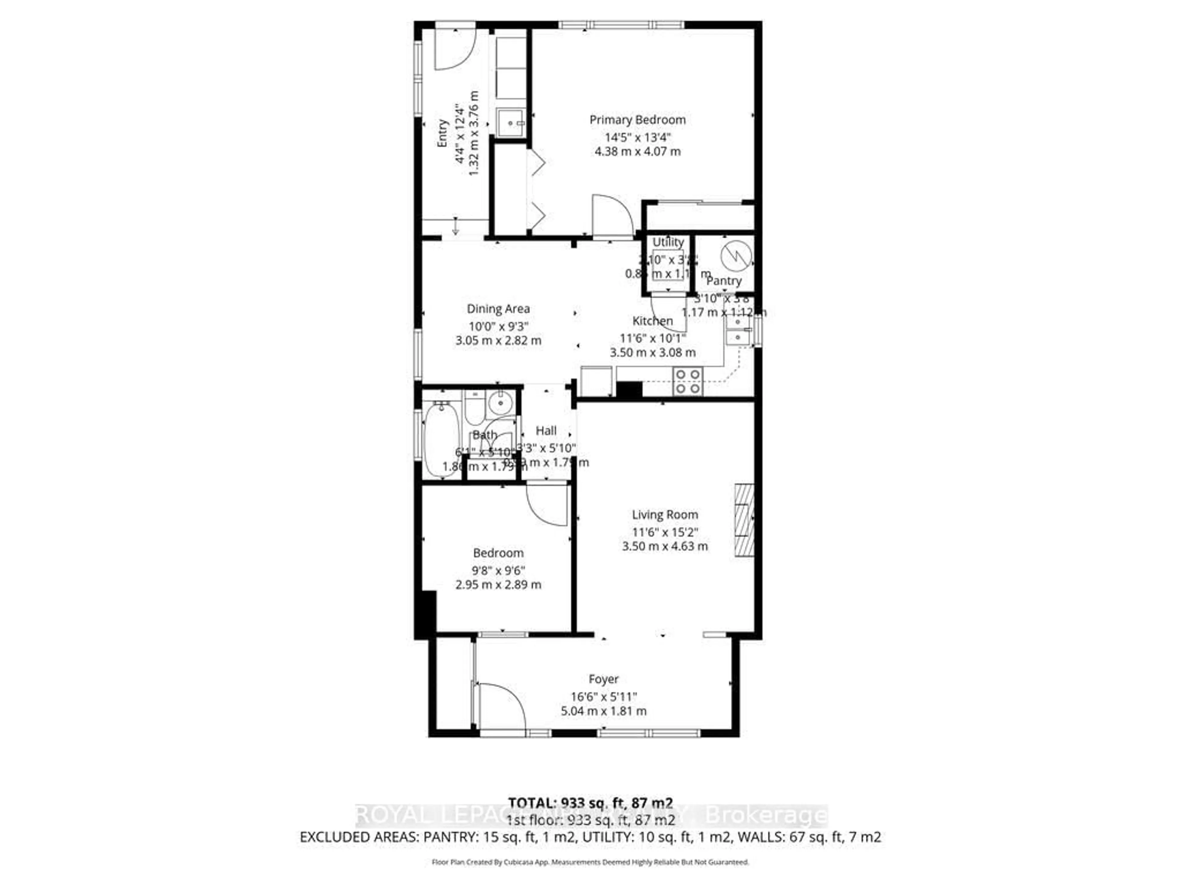 Floor plan for 23 Trapnell St, St. Catharines Ontario L2R 1B1