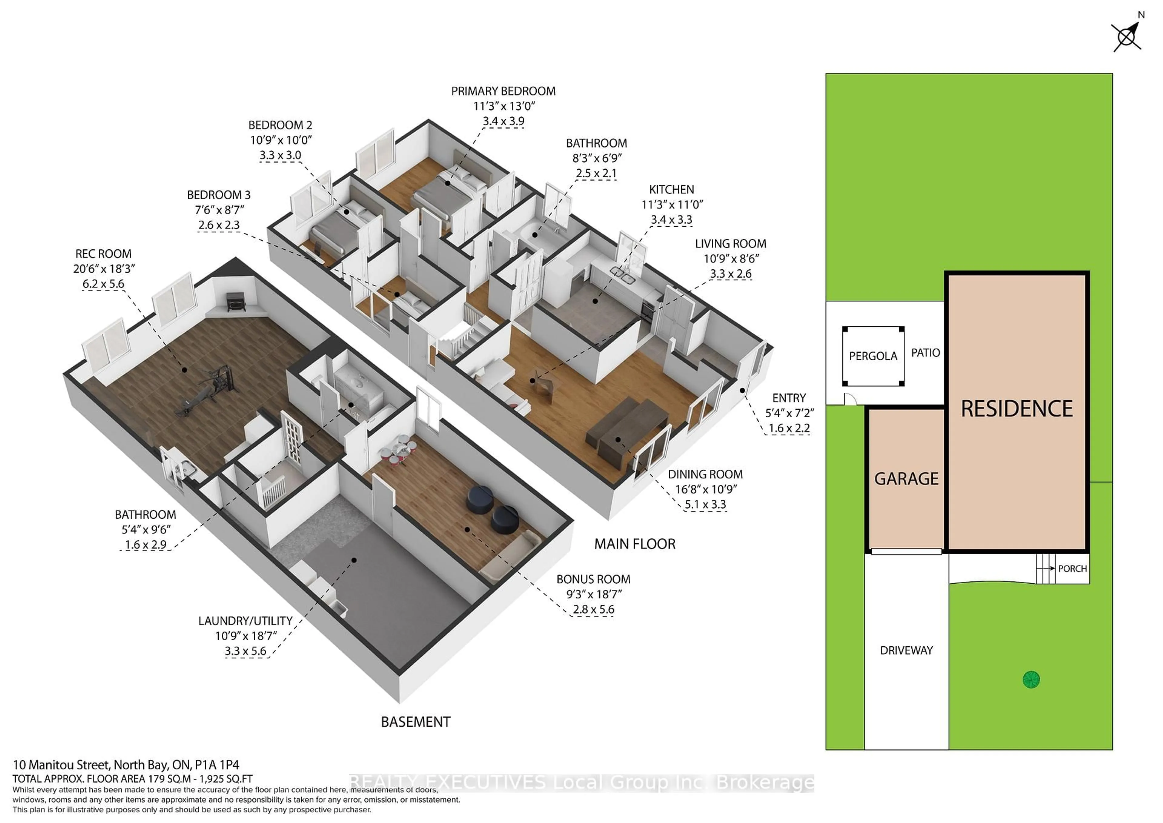 Floor plan for 10 MANITOU St, North Bay Ontario P1A 1P4