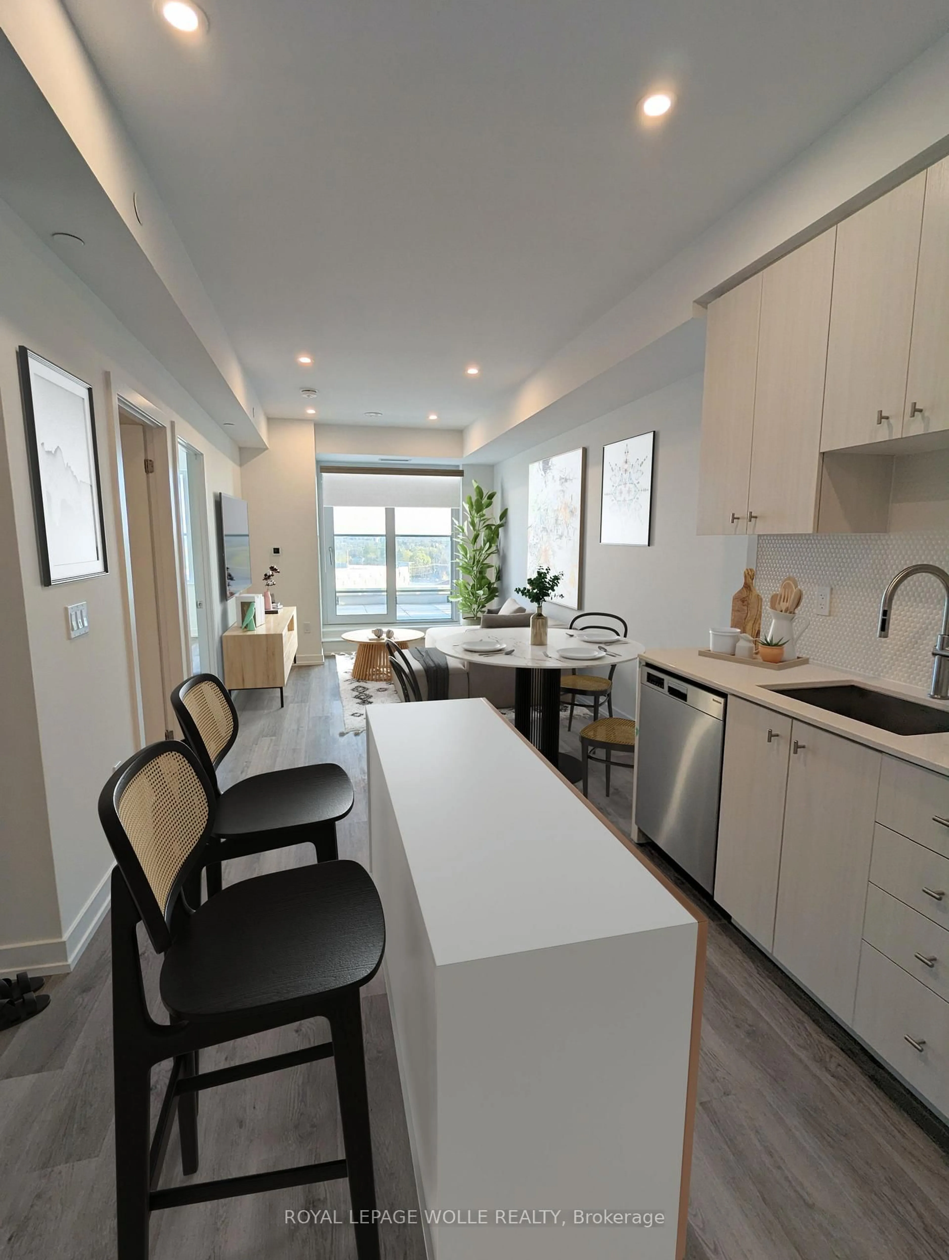 Open concept kitchen, unknown for 15 Wellington St #407, Kitchener Ontario N2G 0E4