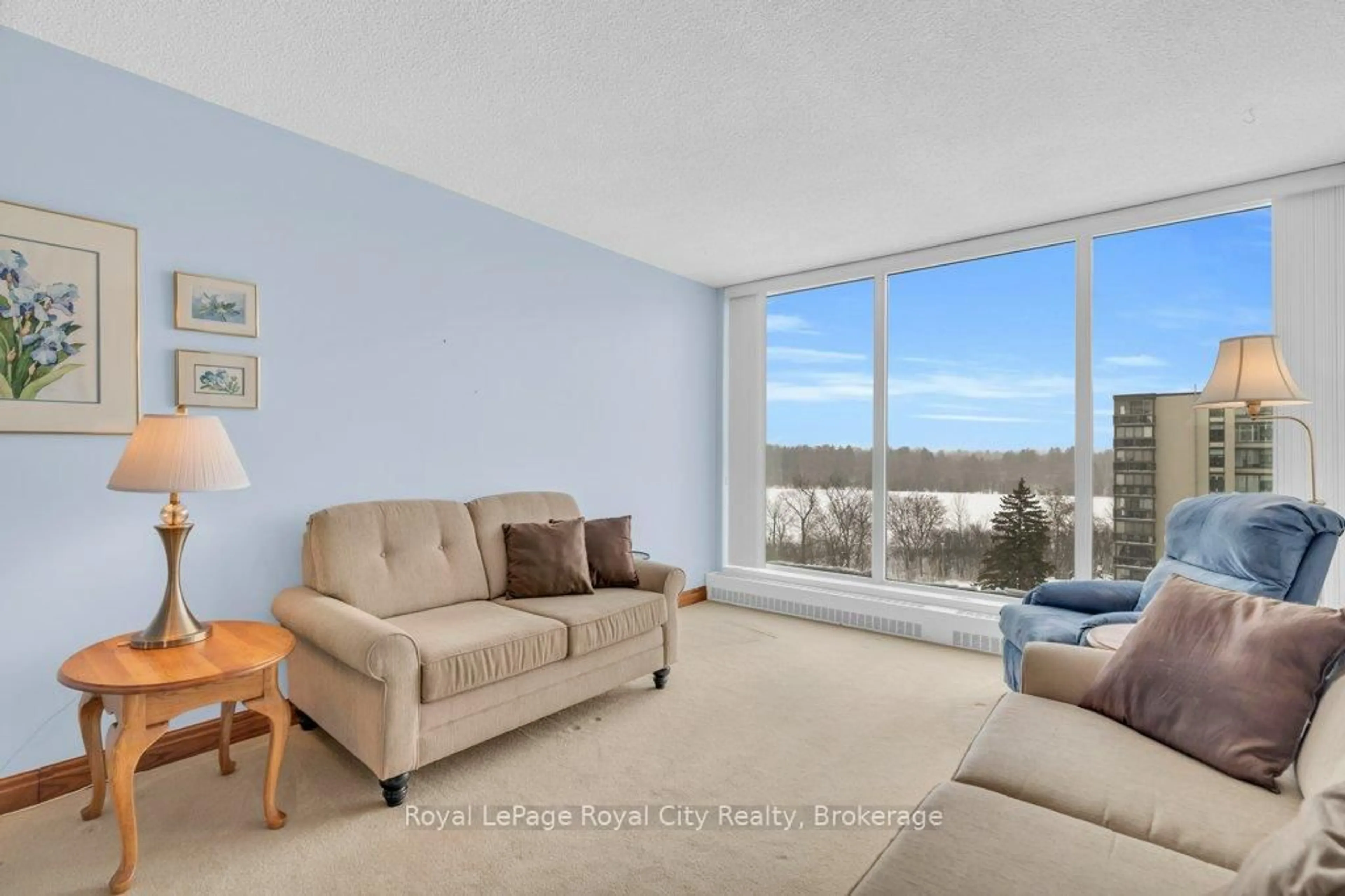 Living room with furniture, unknown for 19 Woodlawn Rd #614, Guelph Ontario N1H 7B1