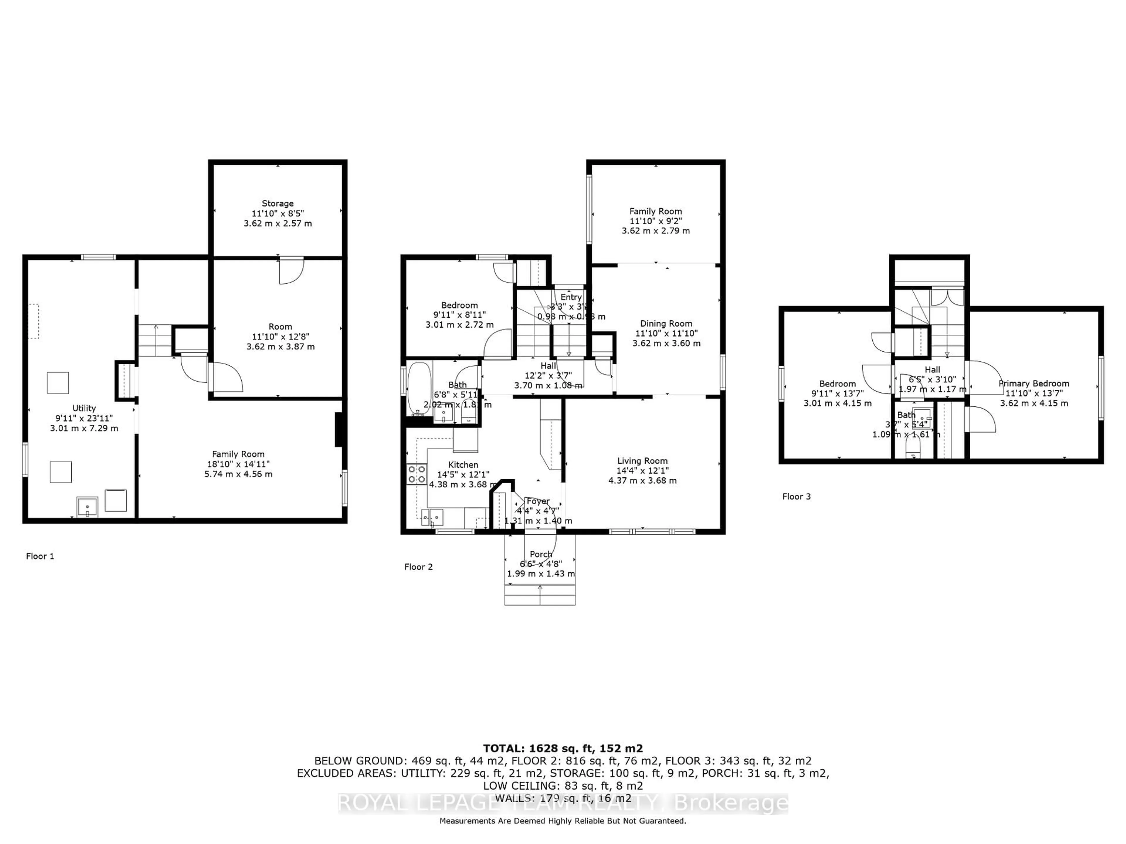 Floor plan for 421 Greenwood Ave, Ottawa Ontario K2A 0X5