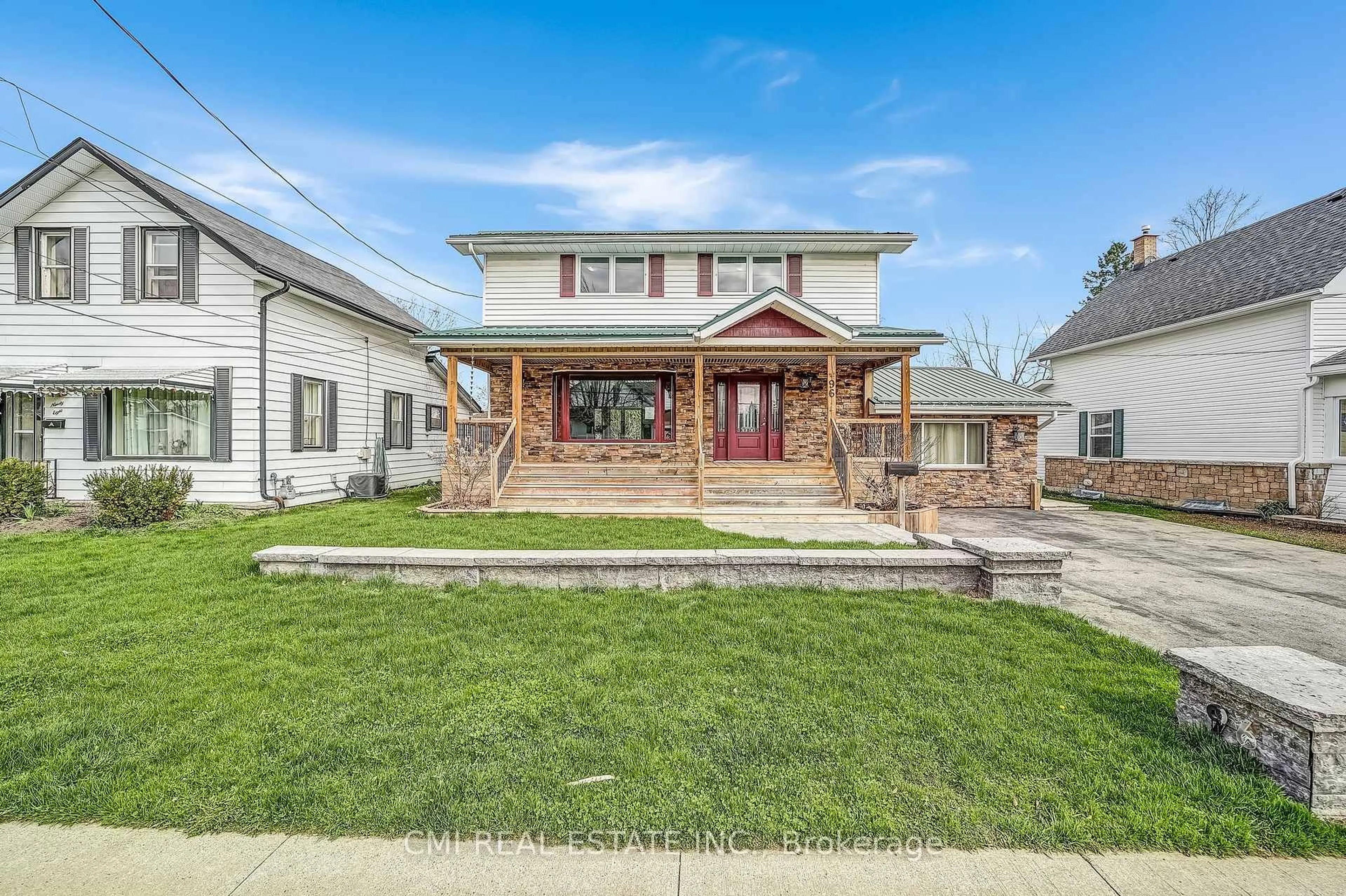 Home with vinyl exterior material, street for 96 Elgin St, Kawartha Lakes Ontario K9V 3W7