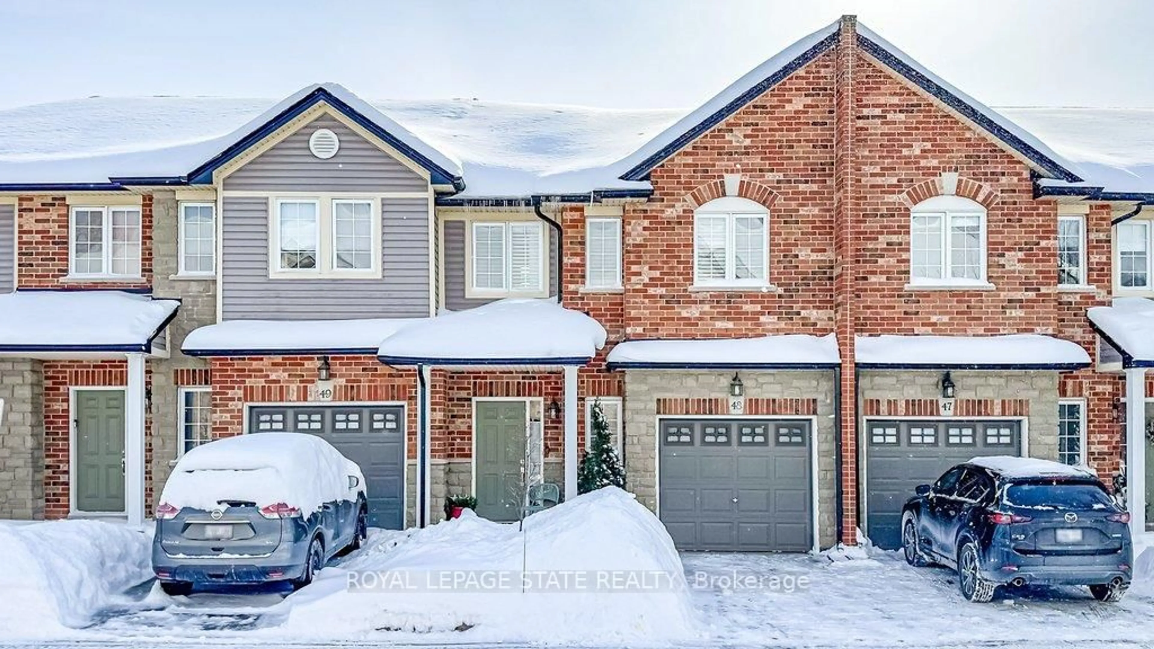 Home with brick exterior material, street for 60 Cloverleaf Dr #48, Hamilton Ontario L9K 1S8