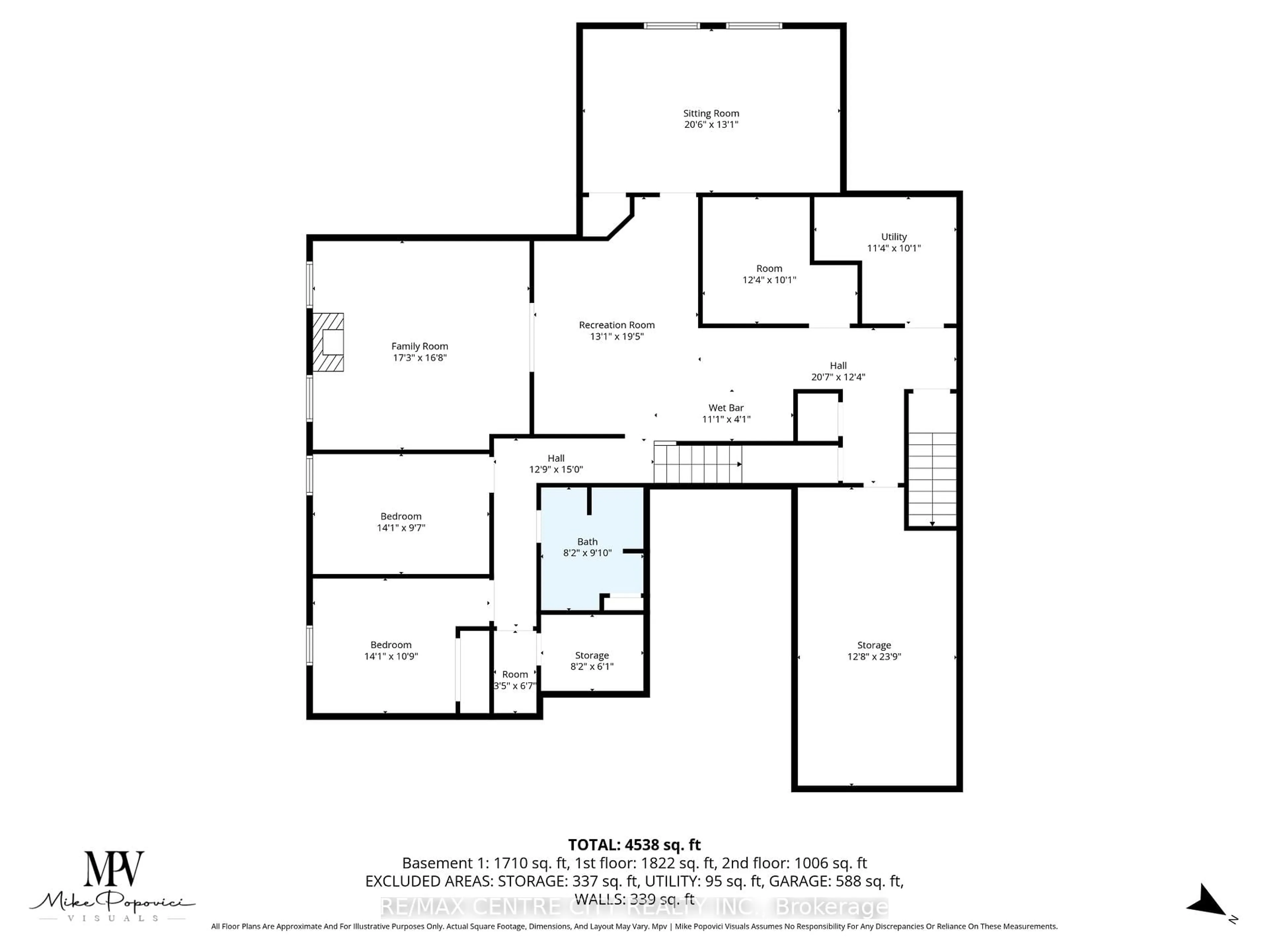 Floor plan for 12 Prespa Crt, St. Thomas Ontario N5R 0A8