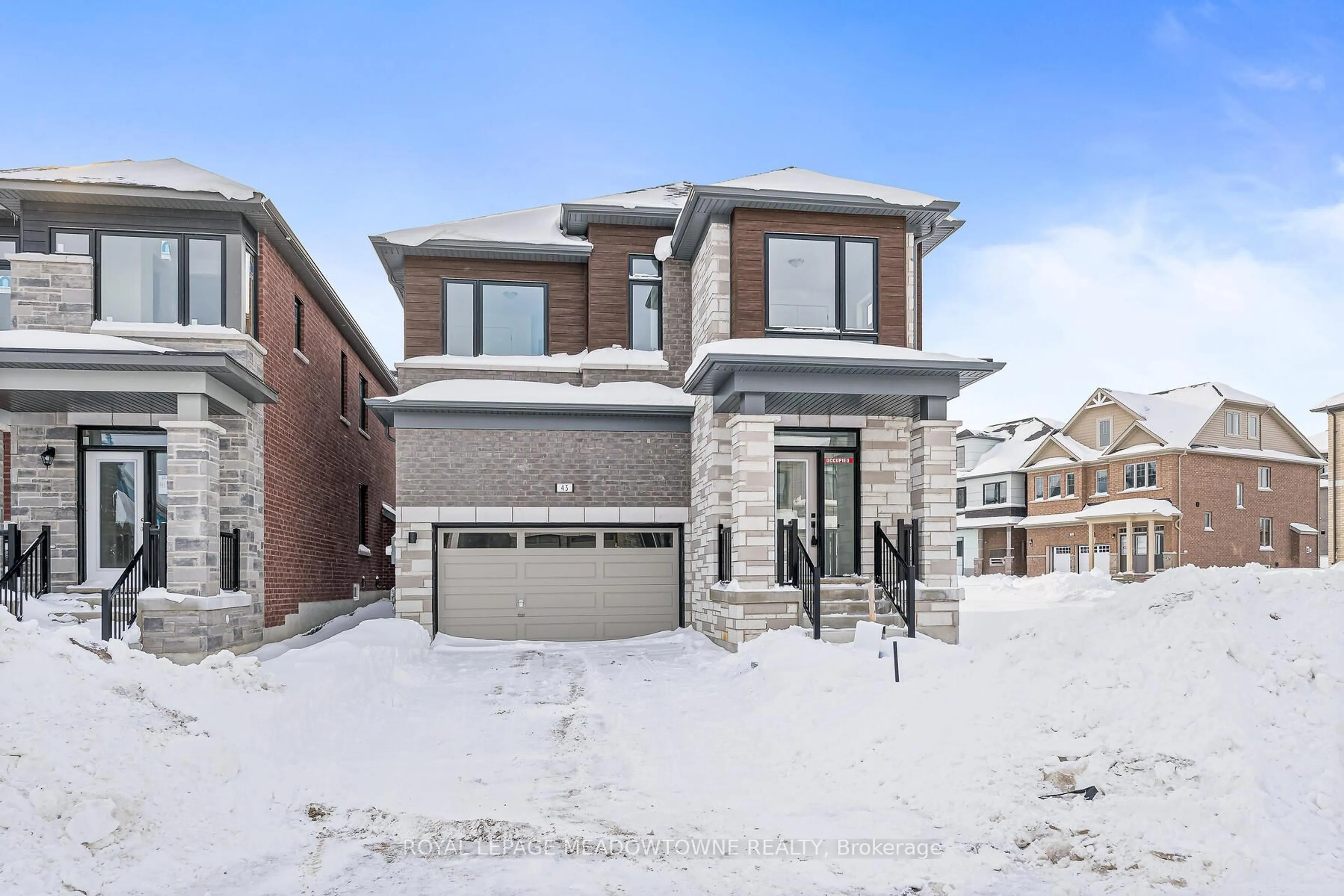 Home with brick exterior material, street for 43 Henshaw Dr, Erin Ontario N0B 1T0