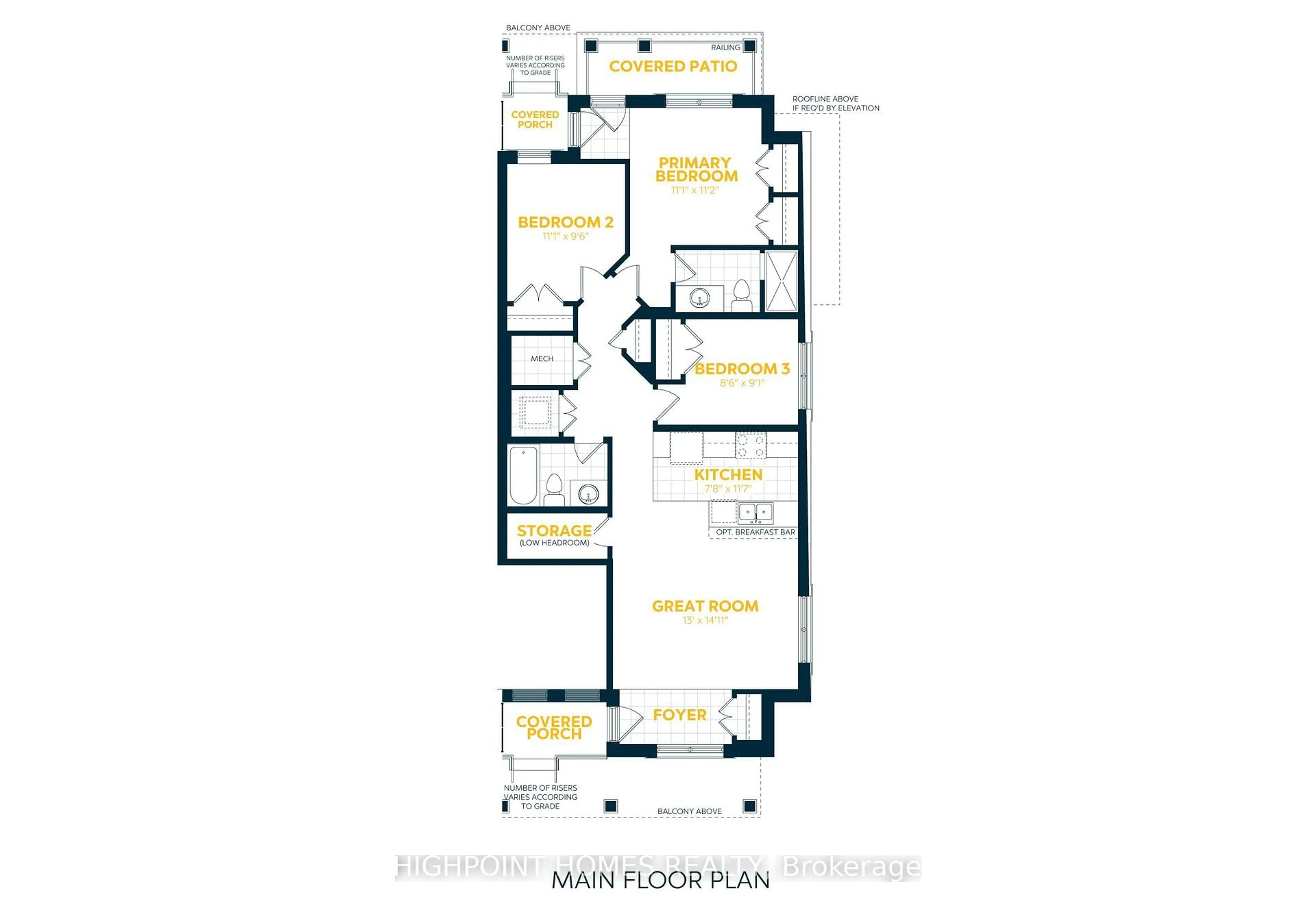 Floor plan for 25 Graphite Dr, Kitchener Ontario N2P 0G1
