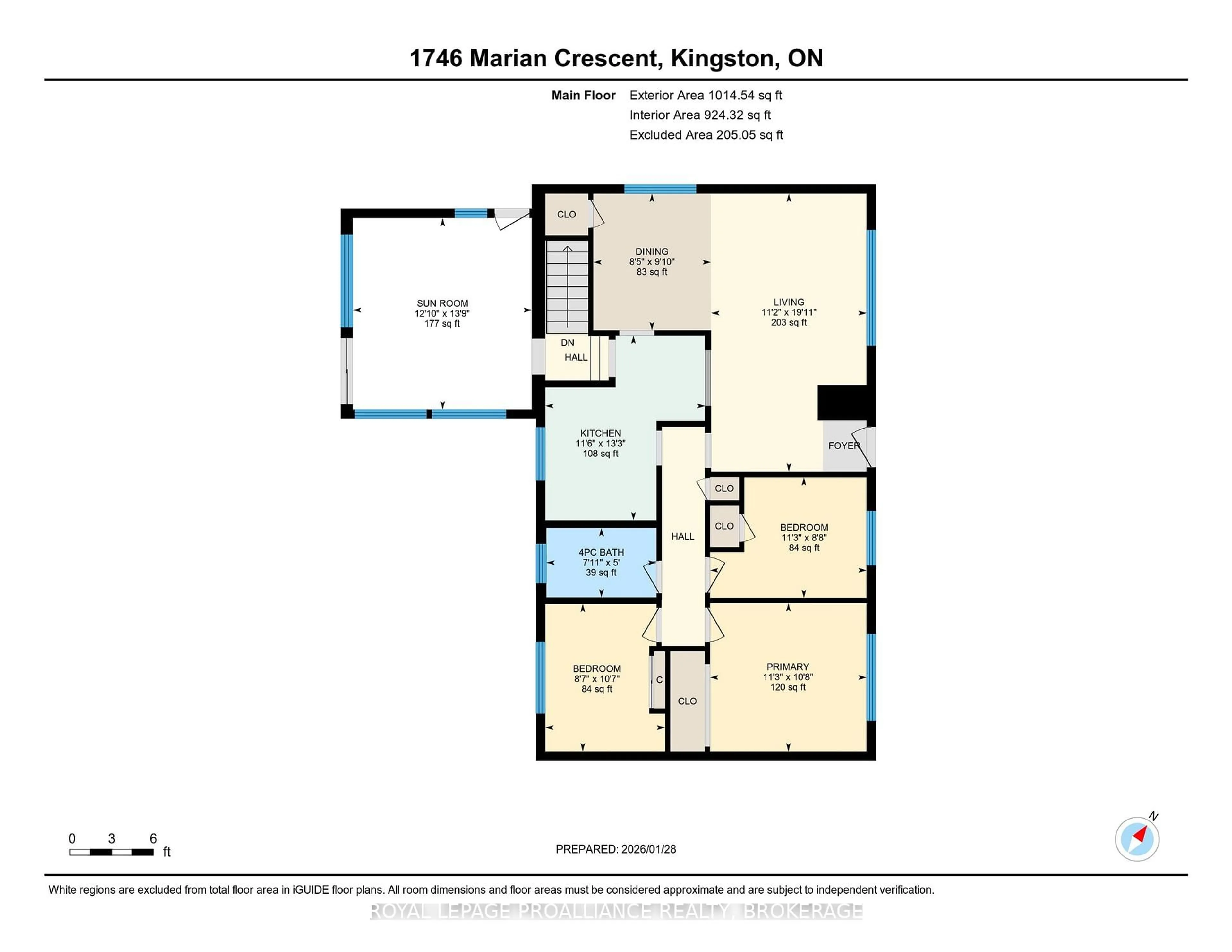 Floor plan for 1746 Marian Cres, Kingston Ontario K7L 4V3