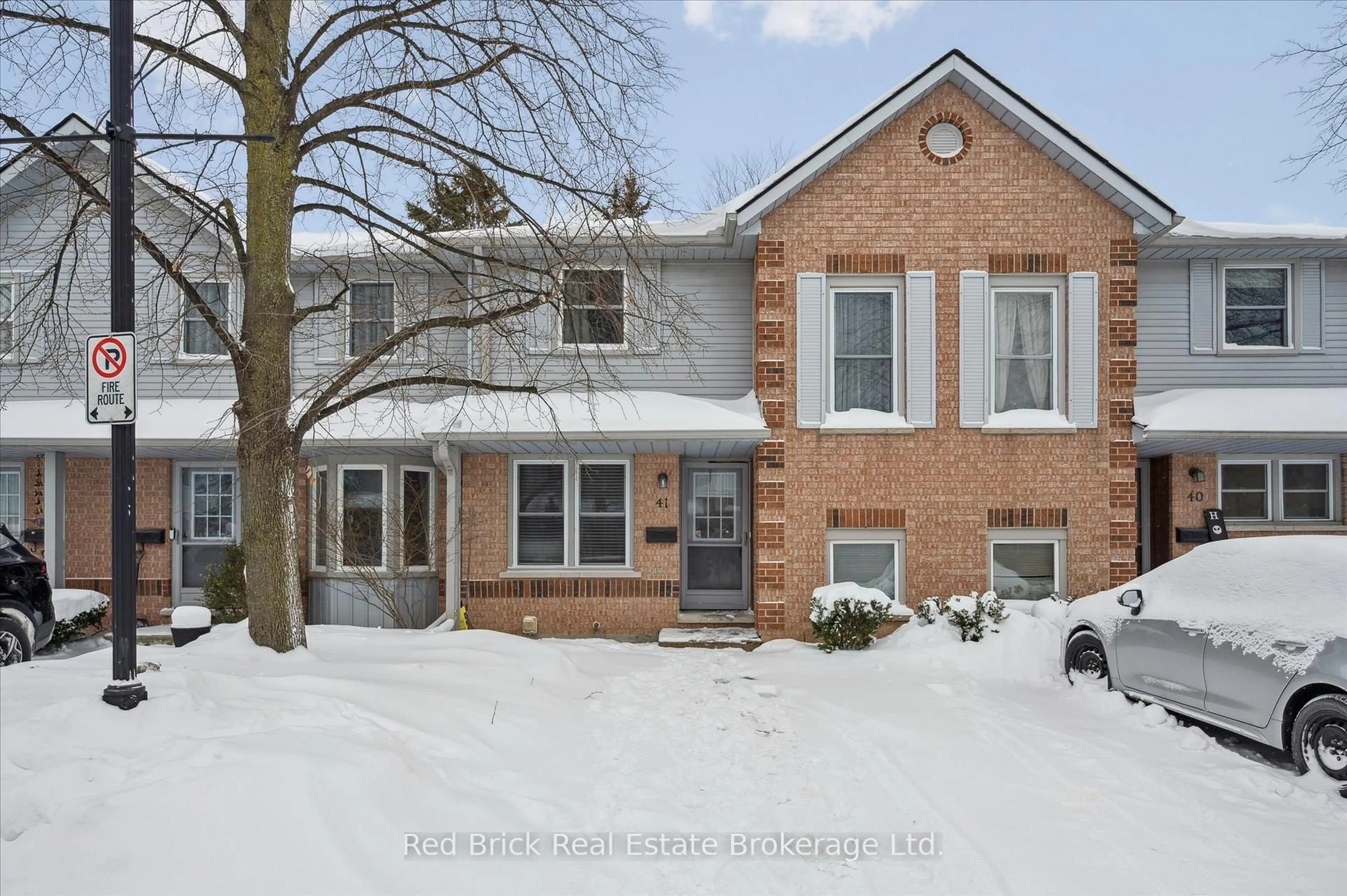 Home with brick exterior material, street for 180 Marksam Rd #41, Guelph Ontario N1H 8G4
