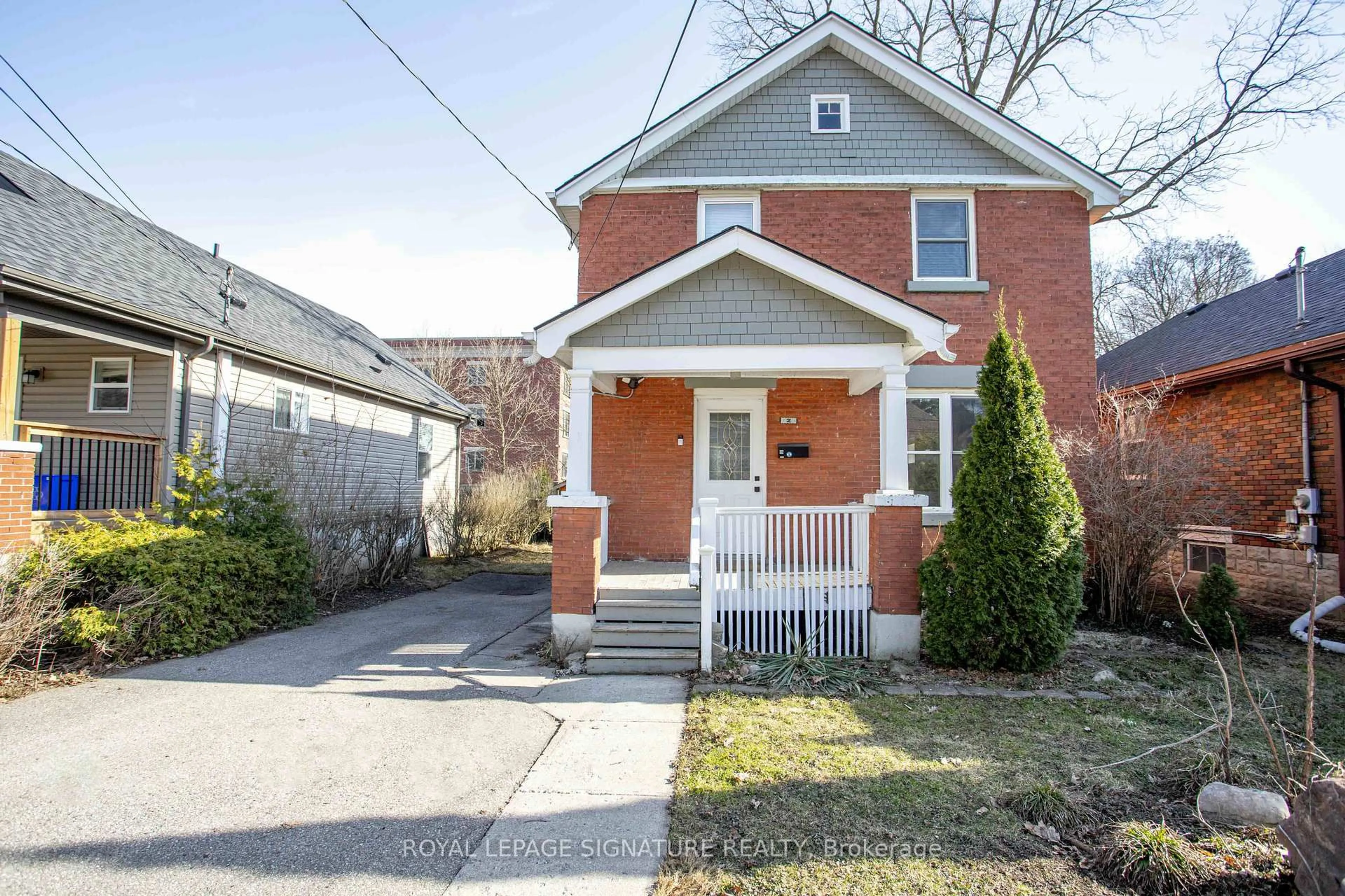 Home with brick exterior material, street for 2 McDonald Ave, London North Ontario N6G 1B1