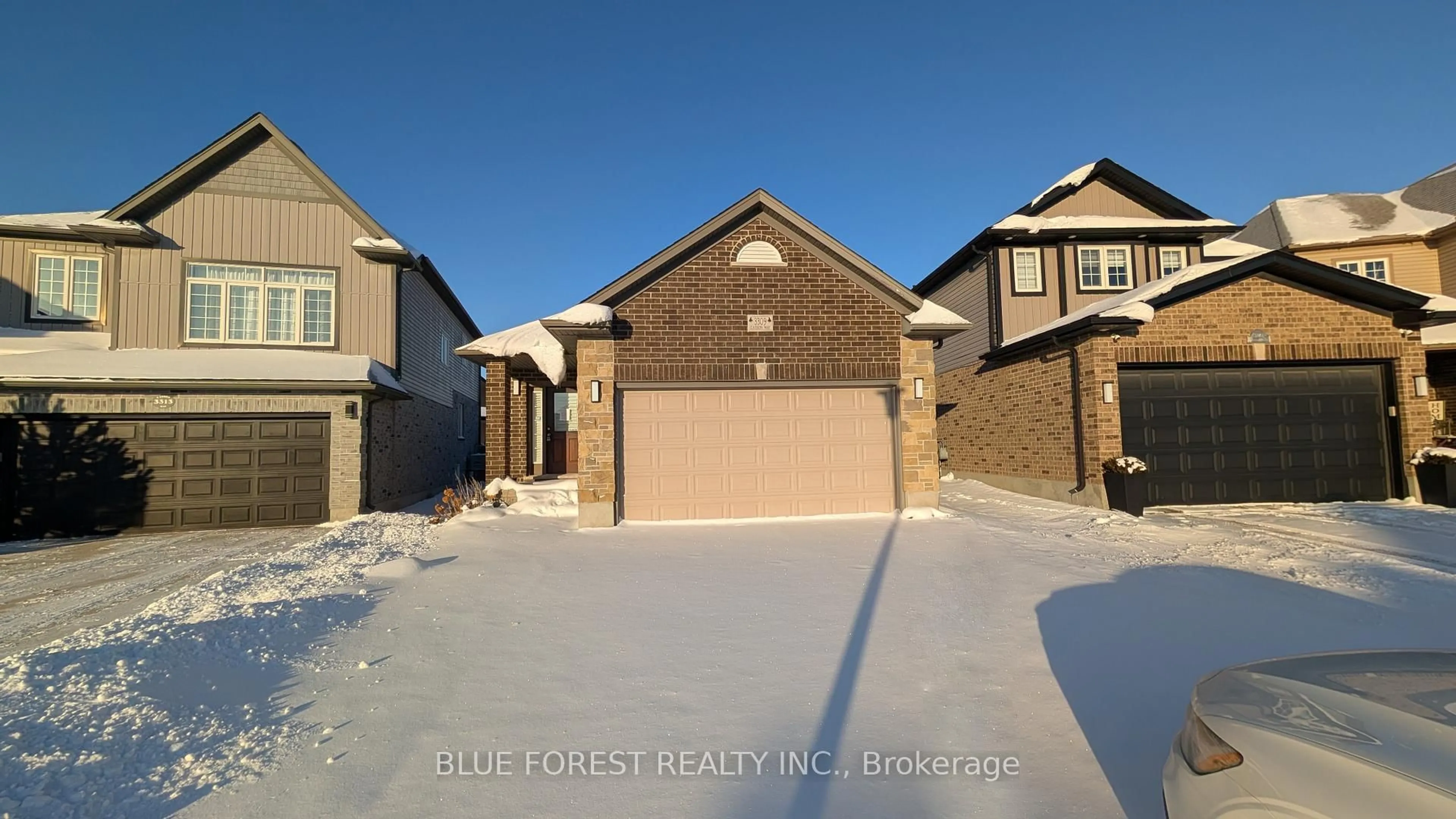 Home with brick exterior material, street for 3309 Casson Way, London South Ontario N6L 0B9