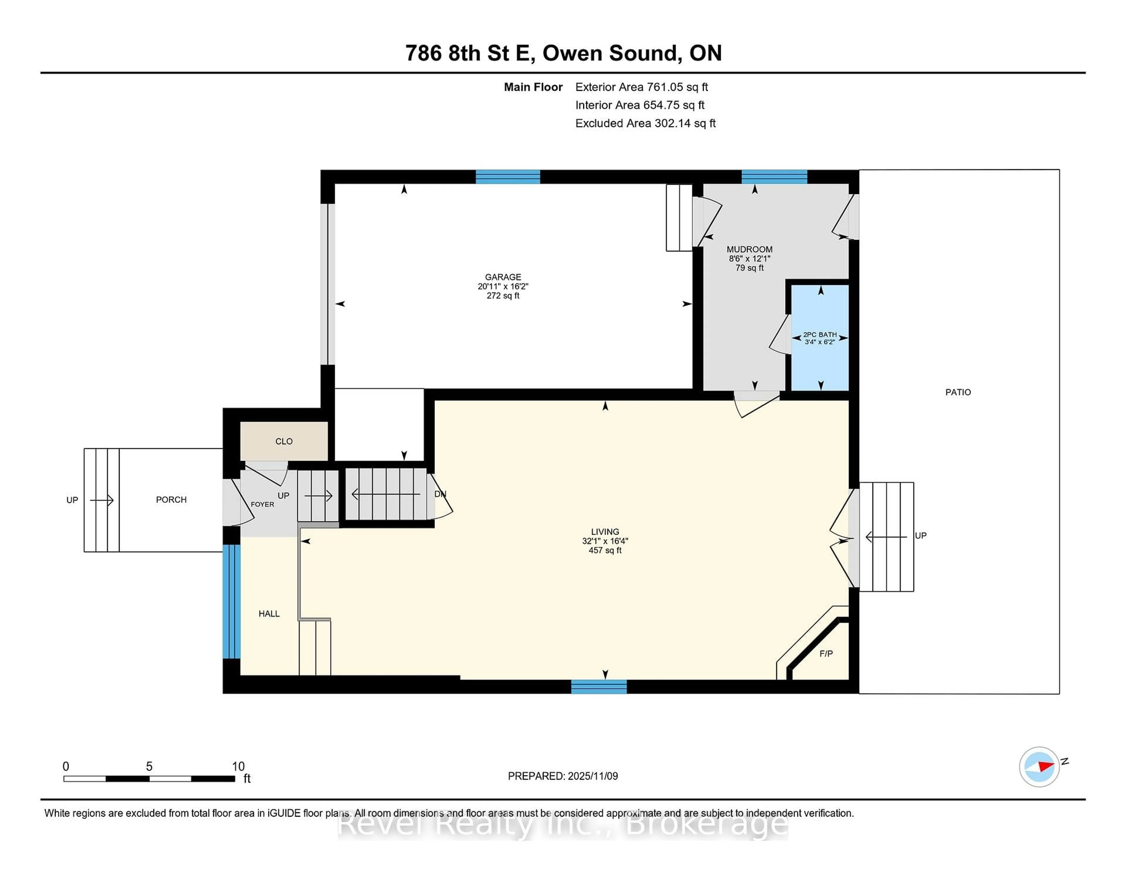 Floor plan for 786 8th St, Owen Sound Ontario N4K 1L9