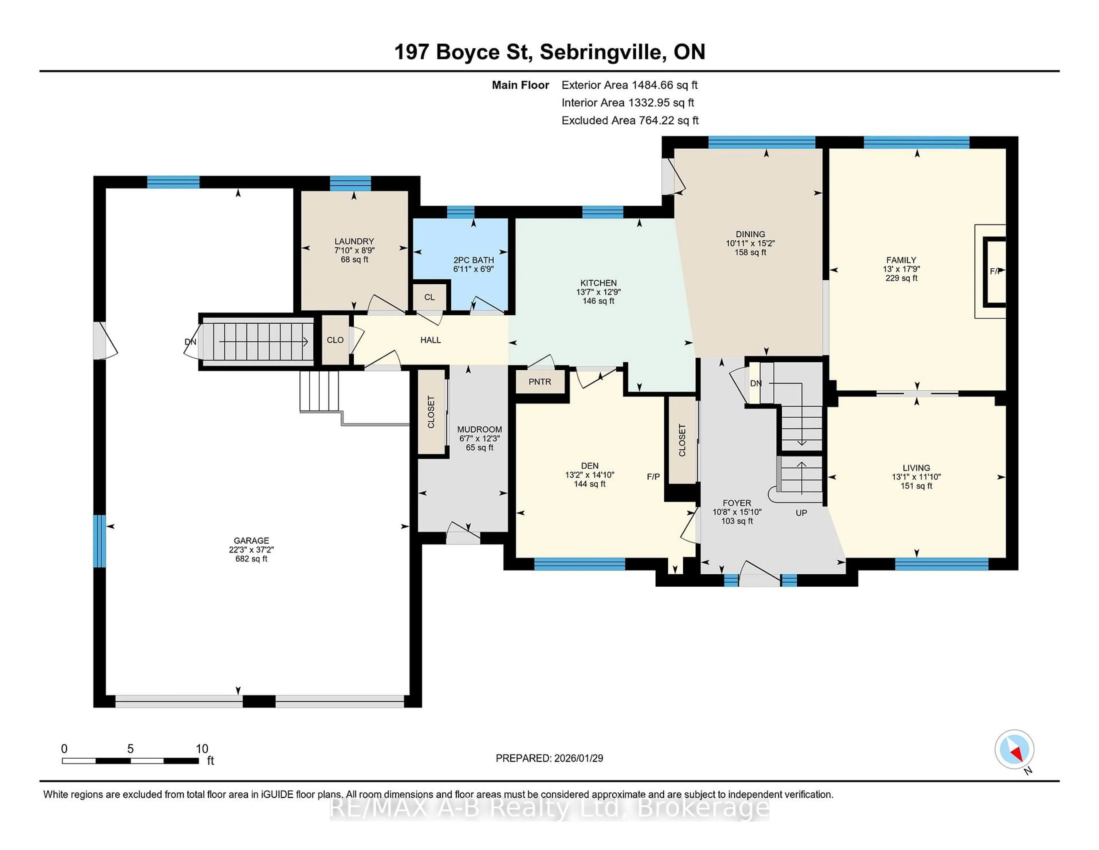 Floor plan for 197 Boyce St, Perth South Ontario N0K 1X0
