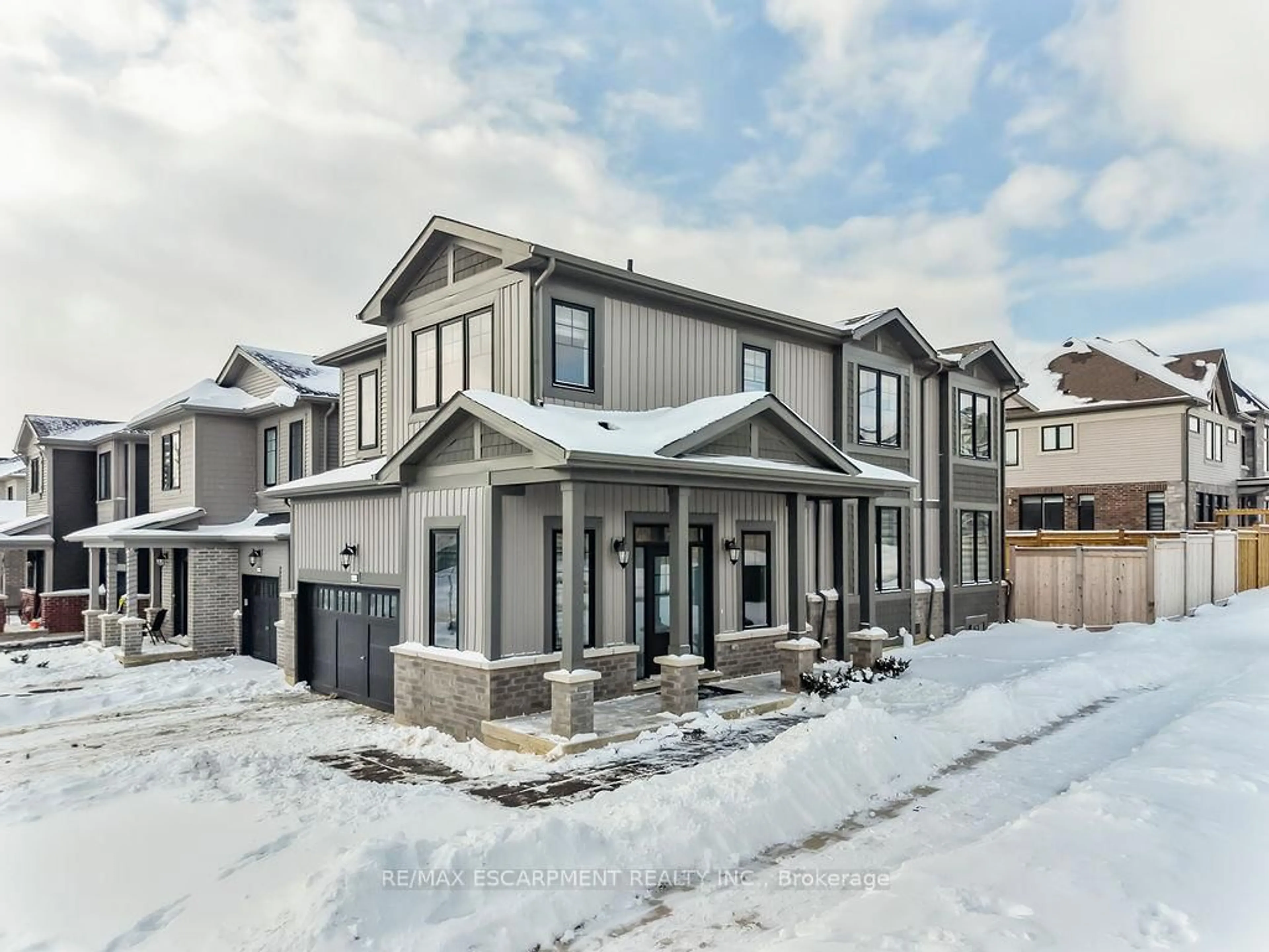 Home with brick exterior material, street for 175 BLACKBIRD Way, Hamilton Ontario L0R 1W0