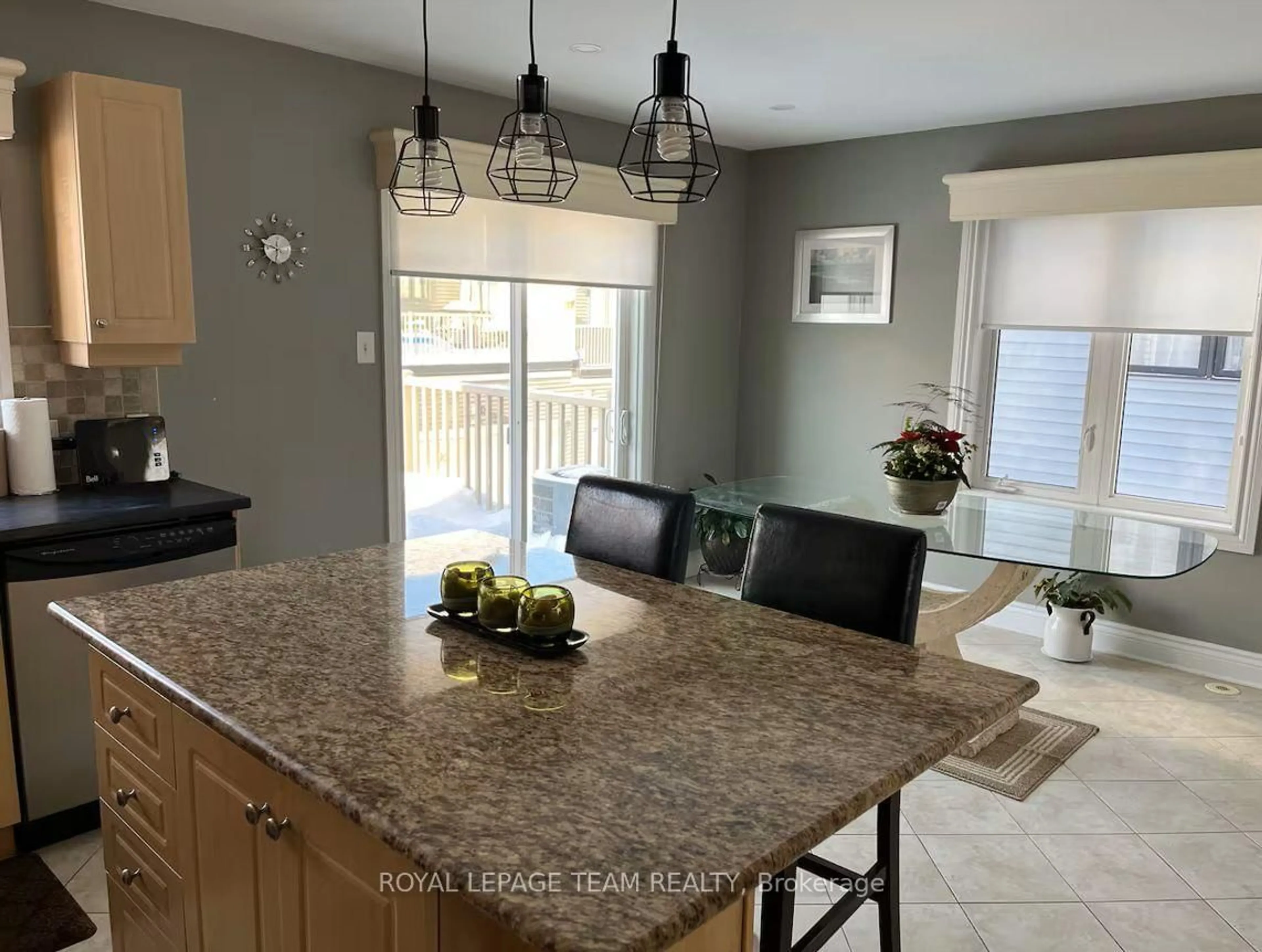 Open concept kitchen, ceramic/tile floor for 161 Harmattan Ave, Ottawa Ontario K2S 0G3