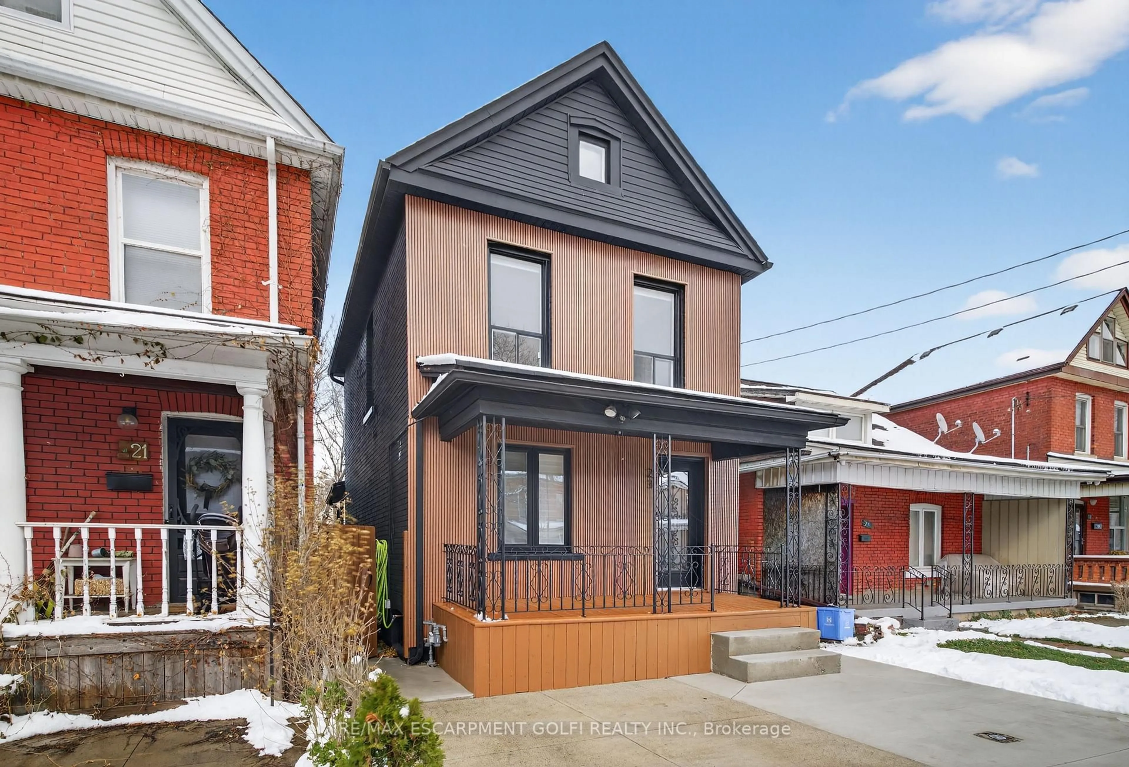 Home with brick exterior material, street for 23 Edward St, Hamilton Ontario L8L 2V2