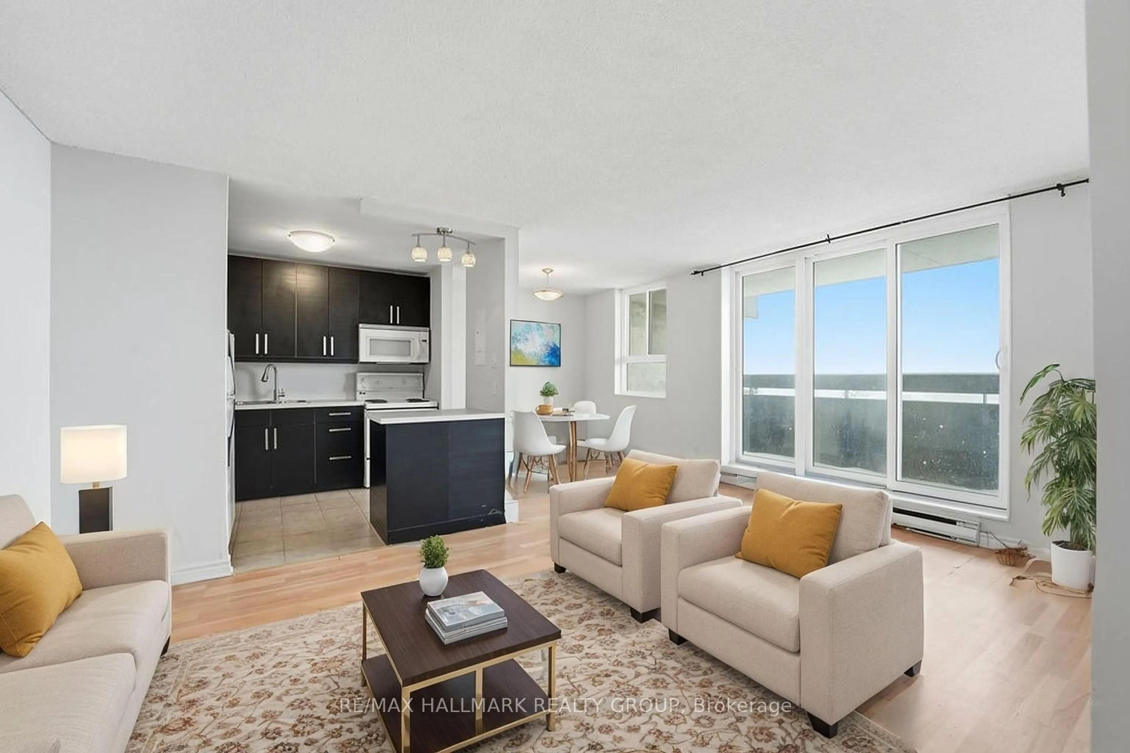 Living room with furniture, unknown for 2020 Jasmine Cres #805, Ottawa Ontario K1J 8K5