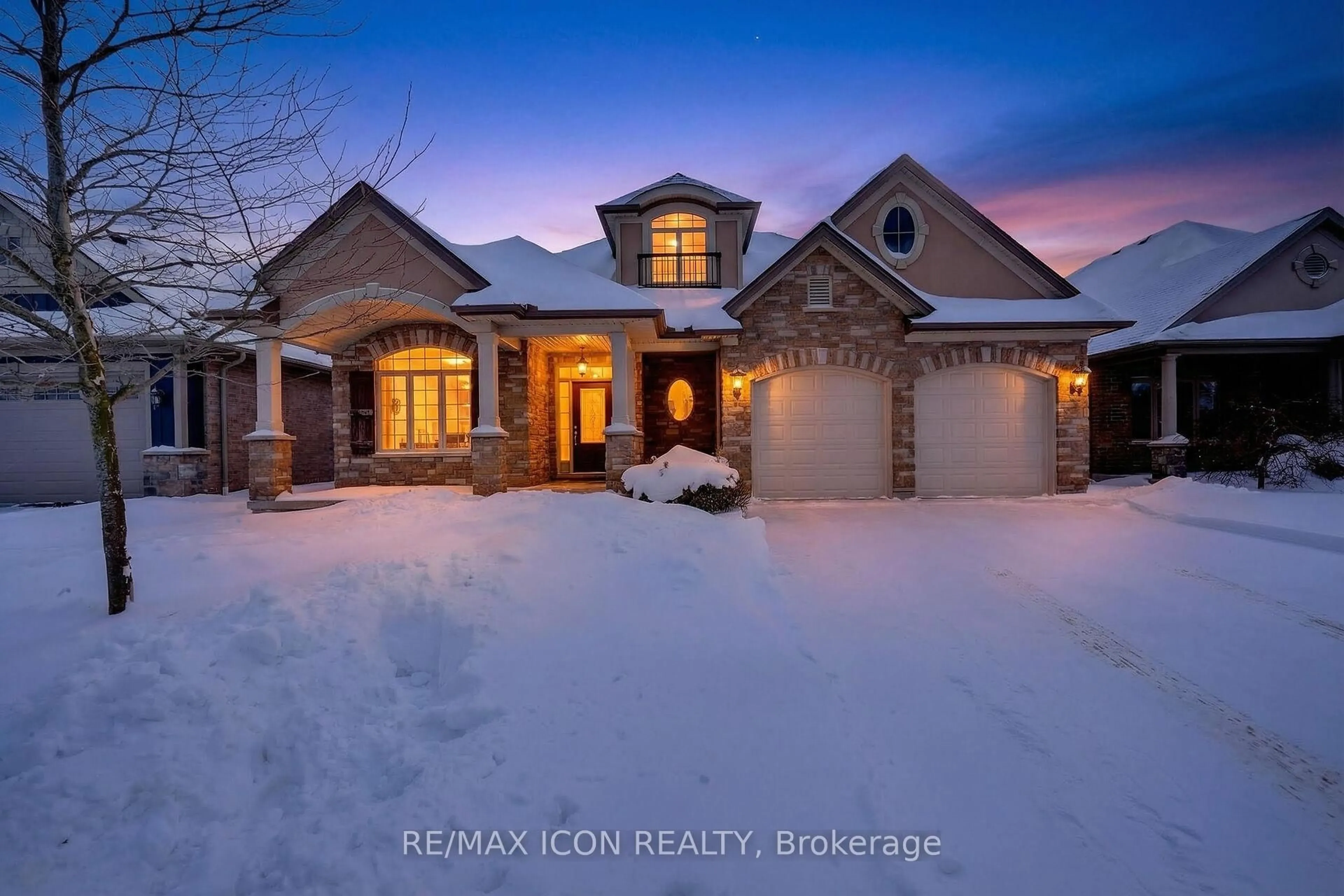 Home with brick exterior material, street for 176 Lake Margaret Tr, St. Thomas Ontario N5R 6L8