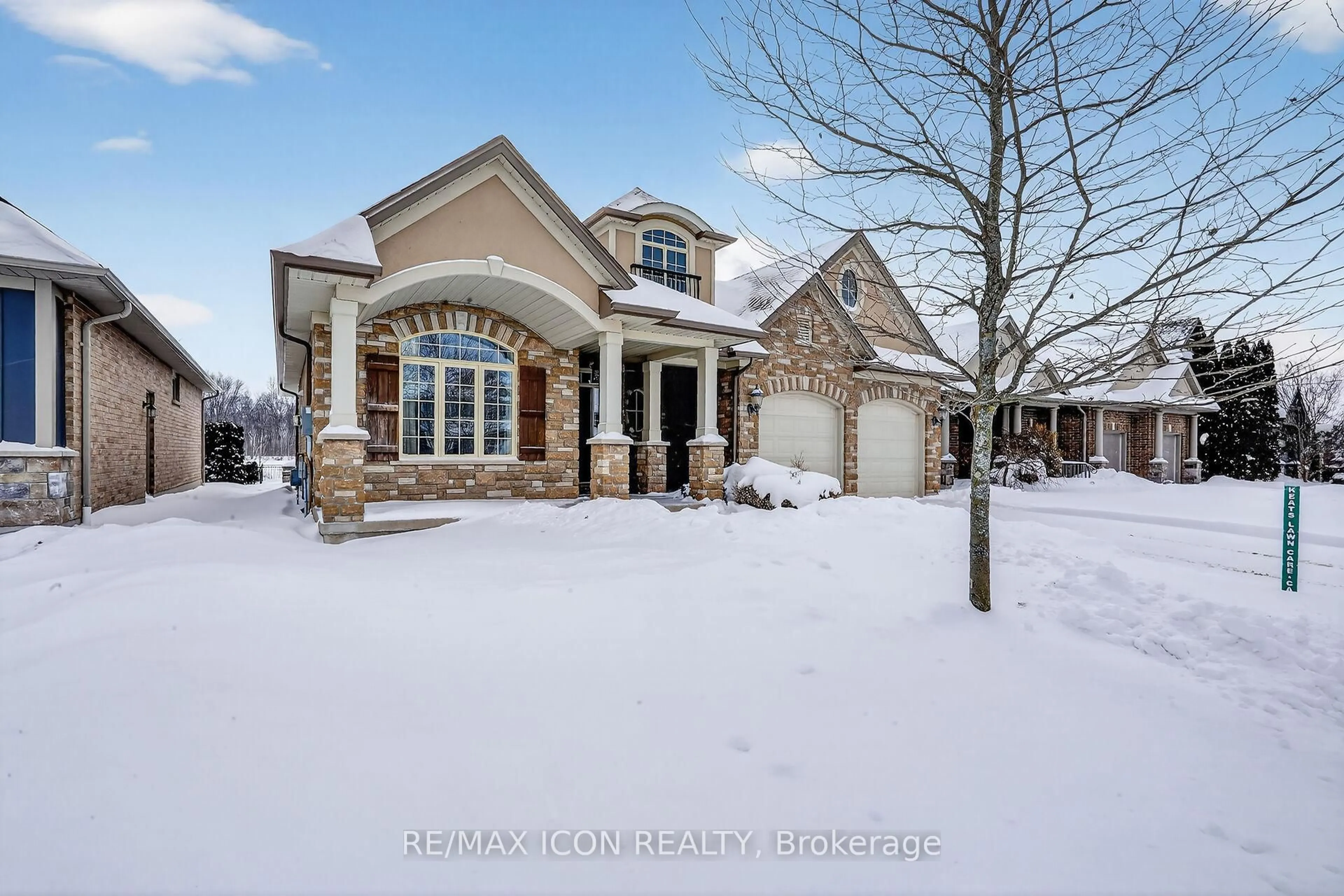 Home with brick exterior material, street for 176 Lake Margaret Tr, St. Thomas Ontario N5R 6L8