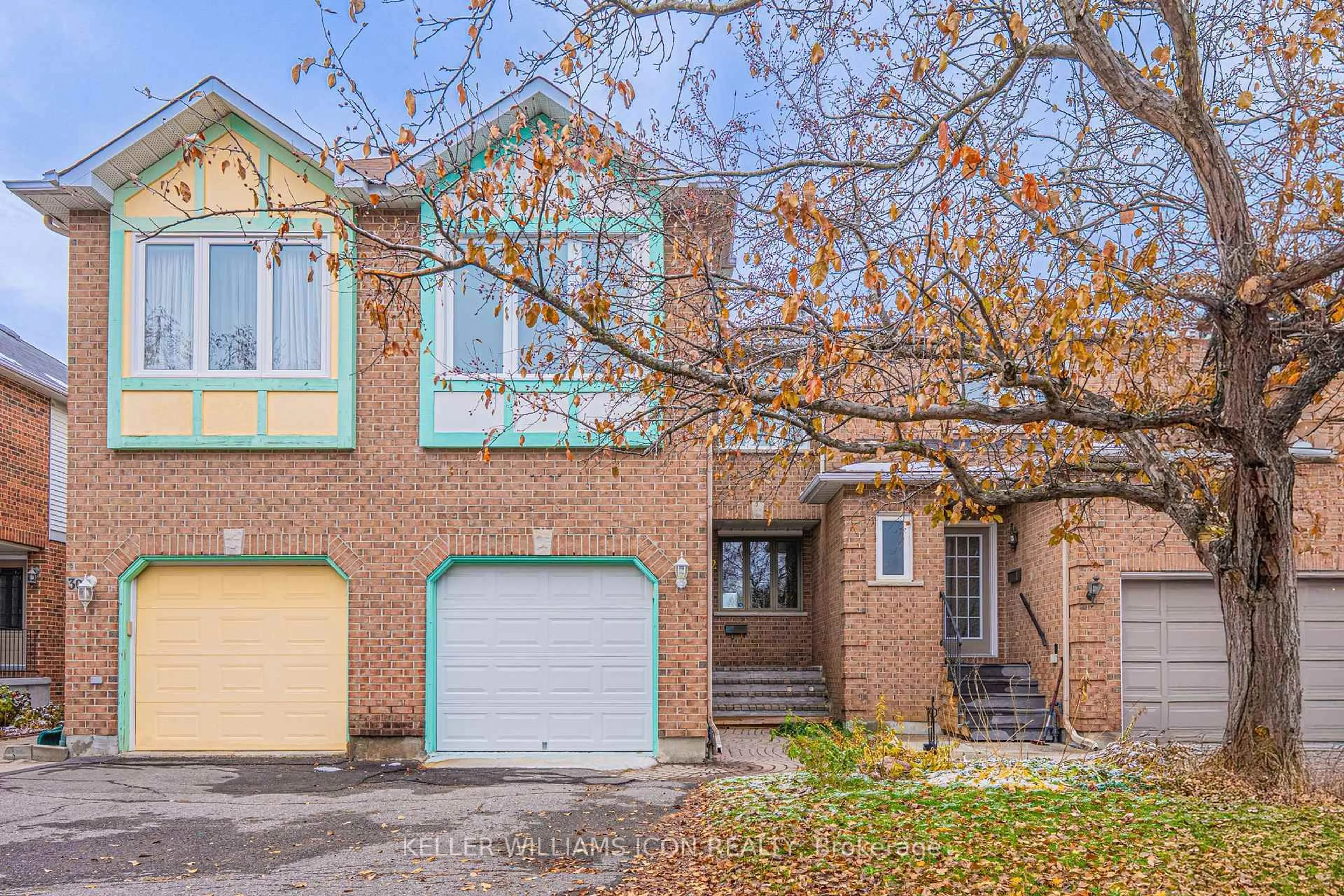 Home with brick exterior material, street for 32 Ashpark Cres, Ottawa Ontario K1T 3N8