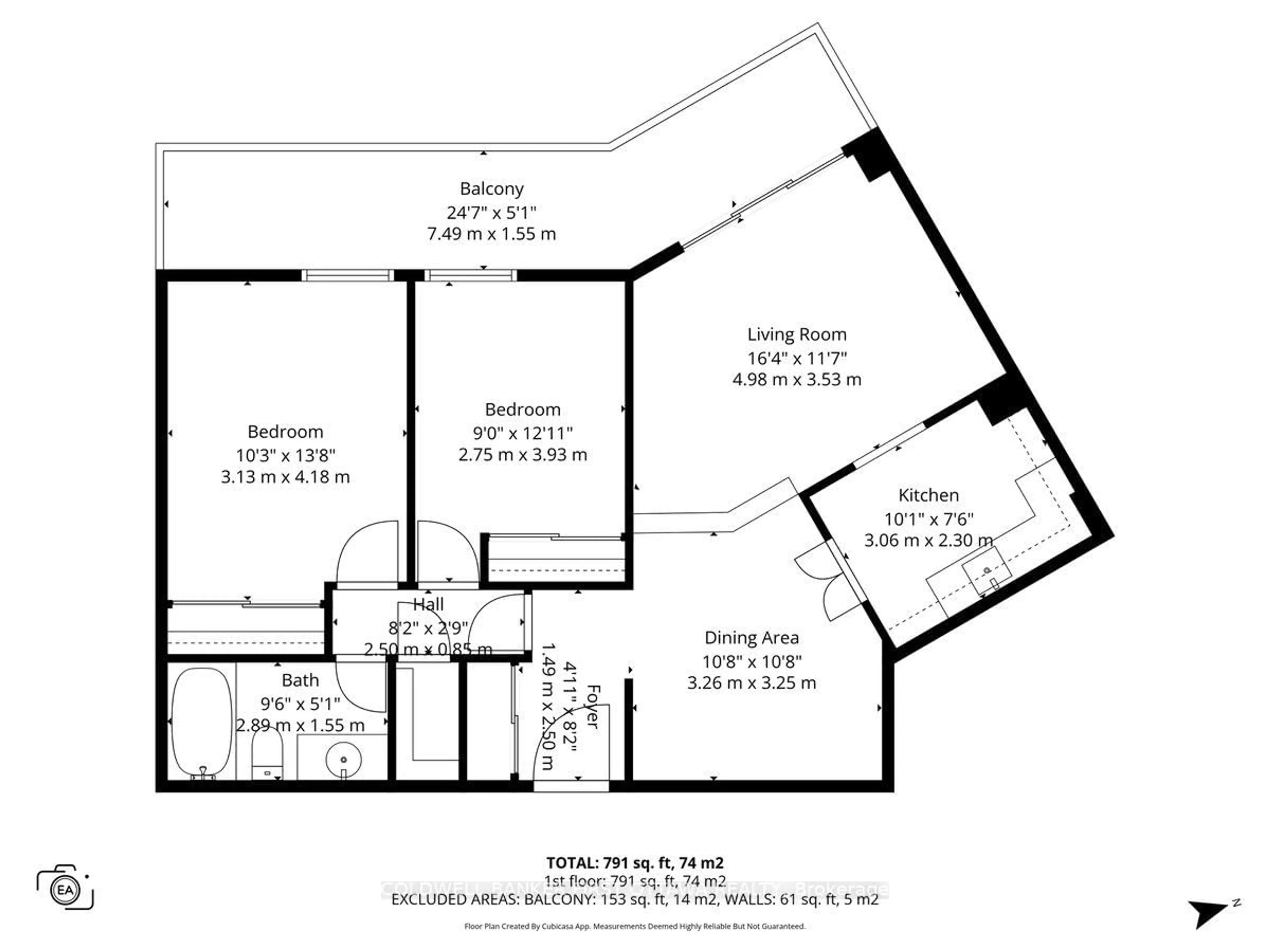 Floor plan for 1171 AMBLESIDE Dr #808, Ottawa Ontario K2B 8E1