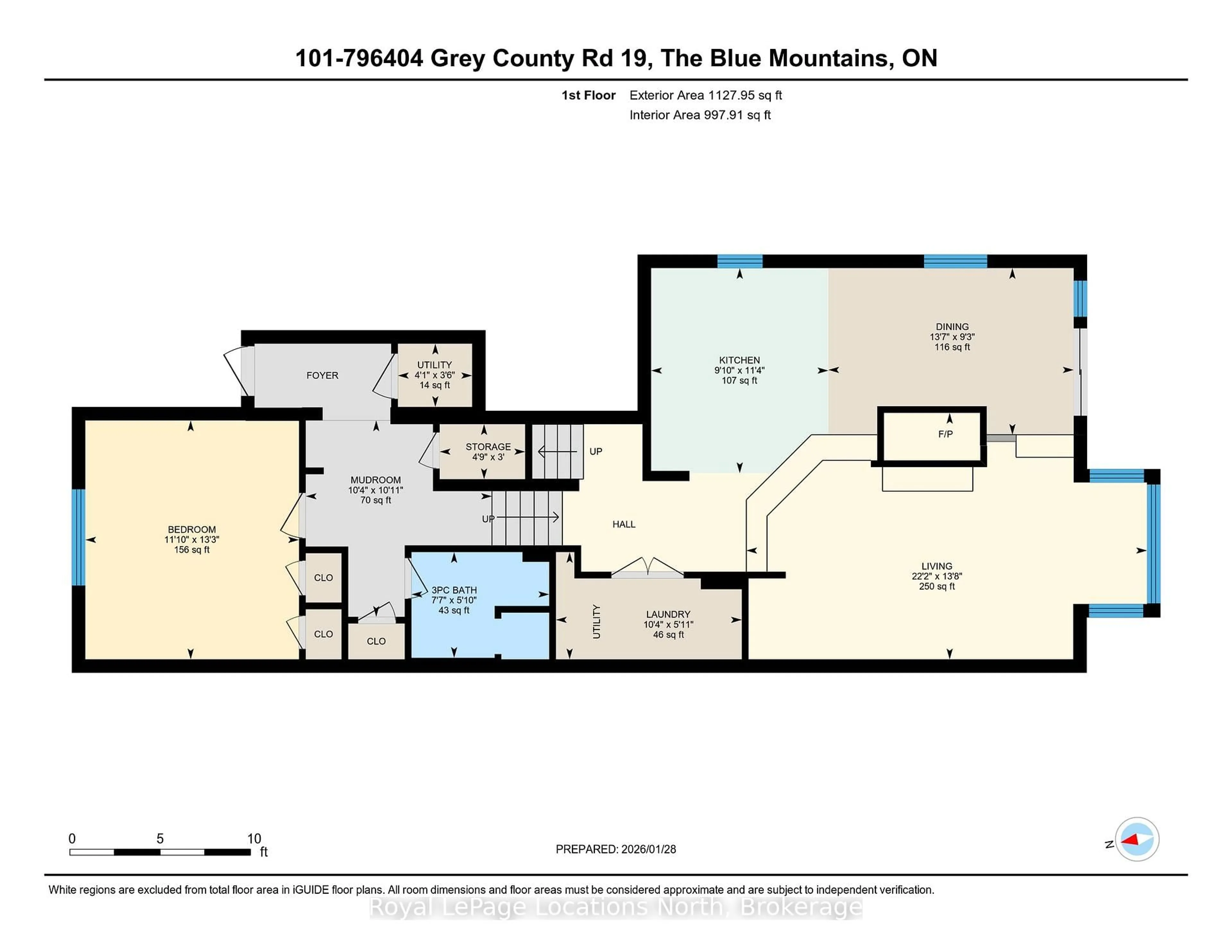 Floor plan for 796404 Grey Road 19 #101, Blue Mountains Ontario L9Y 0N8