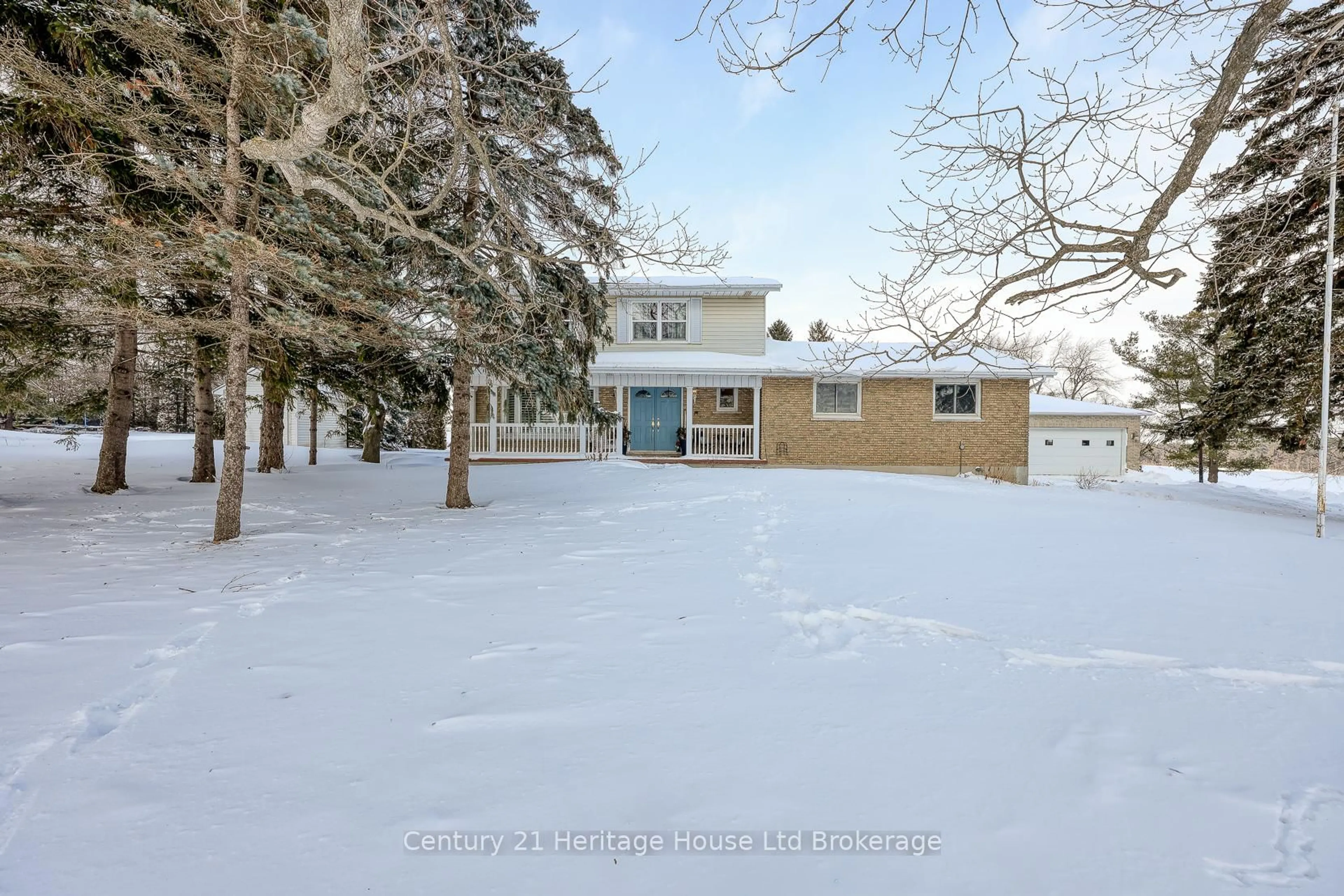 A pic from outside/outdoor area/front of a property/back of a property/a pic from drone, water/lake/river/ocean view for 485385 Firehall Rd, Norwich Ontario N4S 7V8