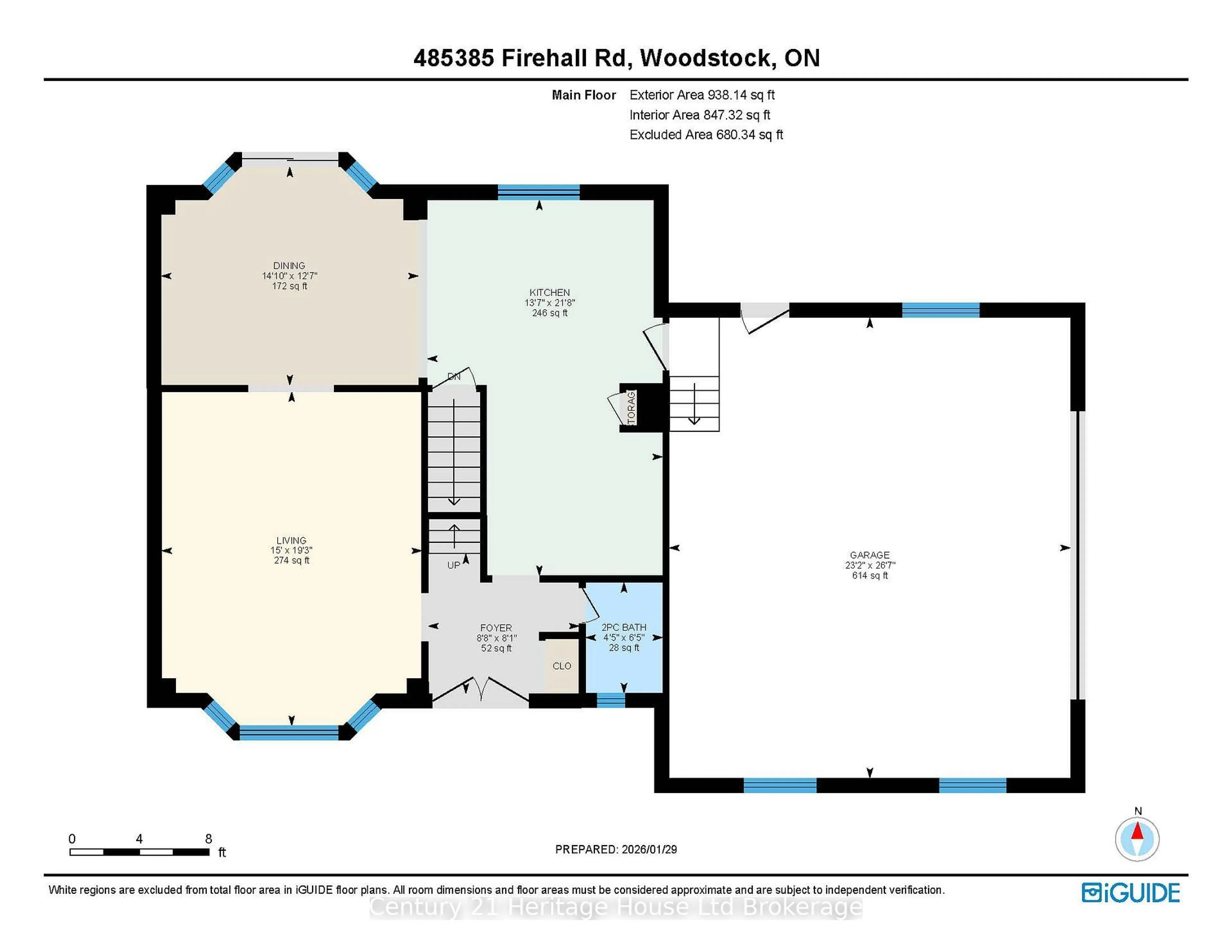 Floor plan for 485385 Firehall Rd, Norwich Ontario N4S 7V8