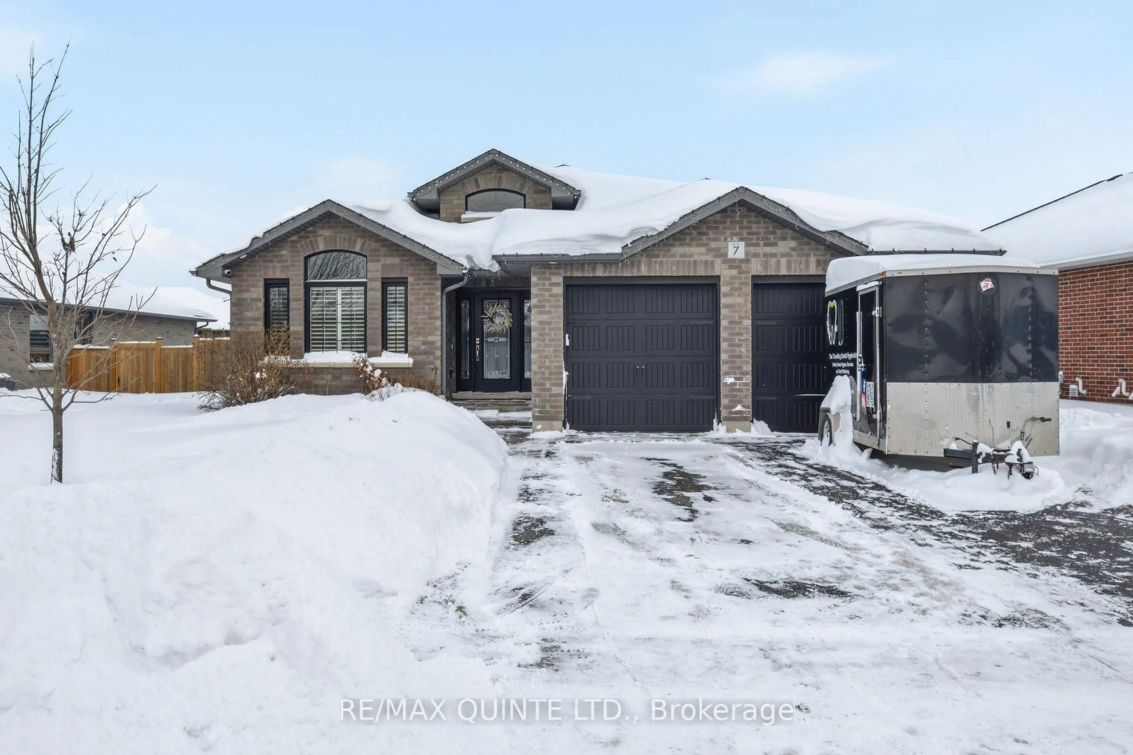 Home with brick exterior material, street for 7 Bevan Dr, Belleville Ontario K8N 0H3