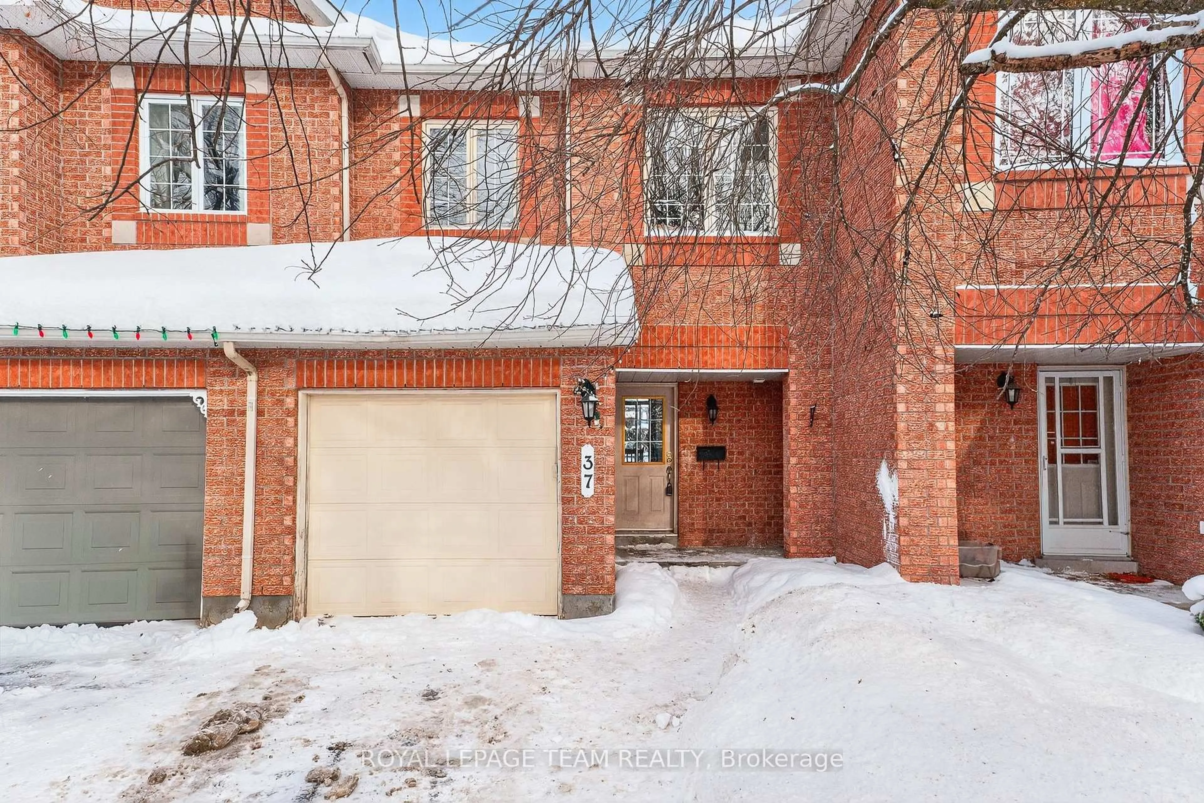 Home with brick exterior material, street for 37 Flowertree Cres, Kanata Ontario K2M 2R8