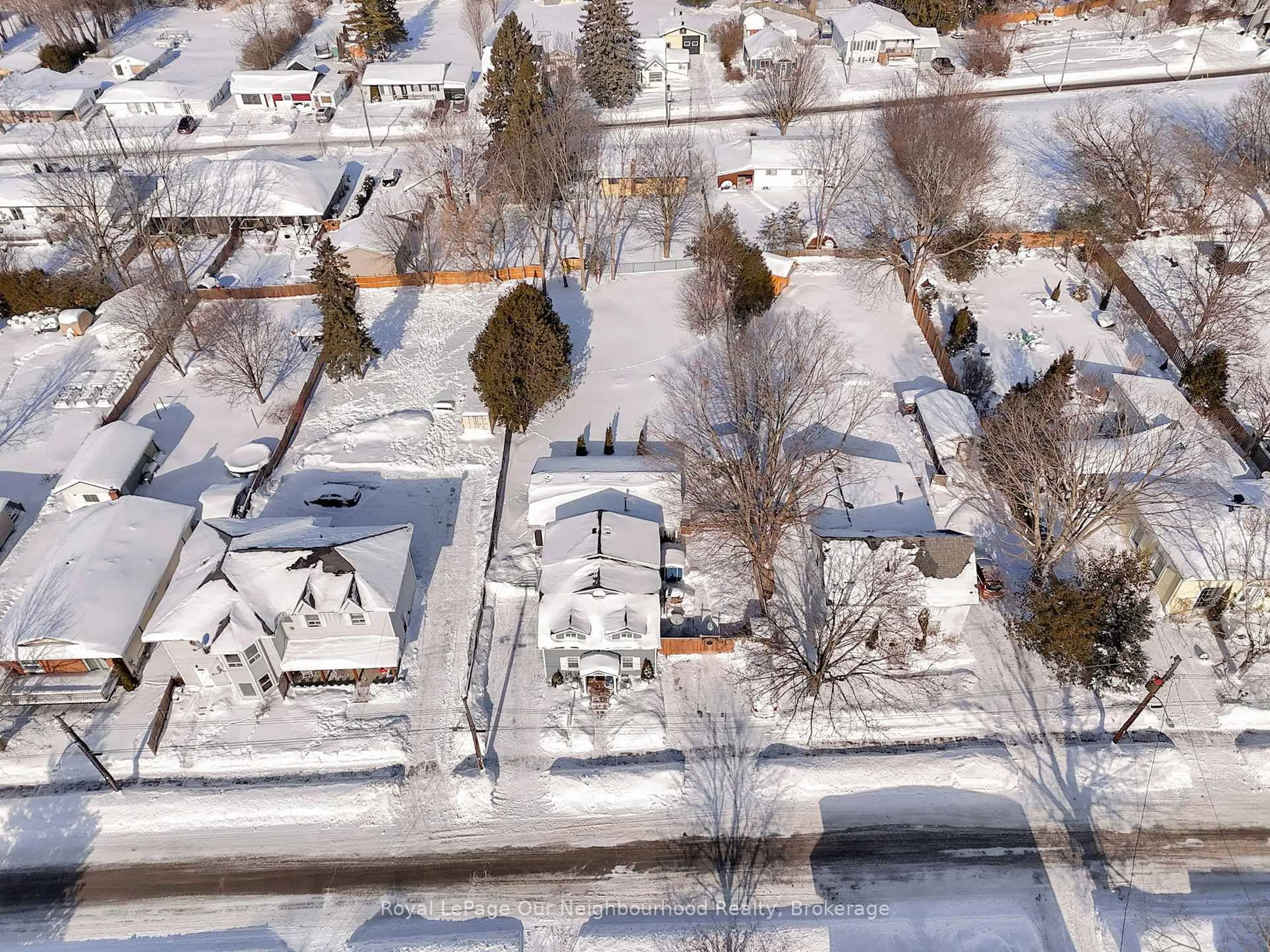 A pic from outside/outdoor area/front of a property/back of a property/a pic from drone, street for 30 Church St, Cramahe Ontario K0K 1S0