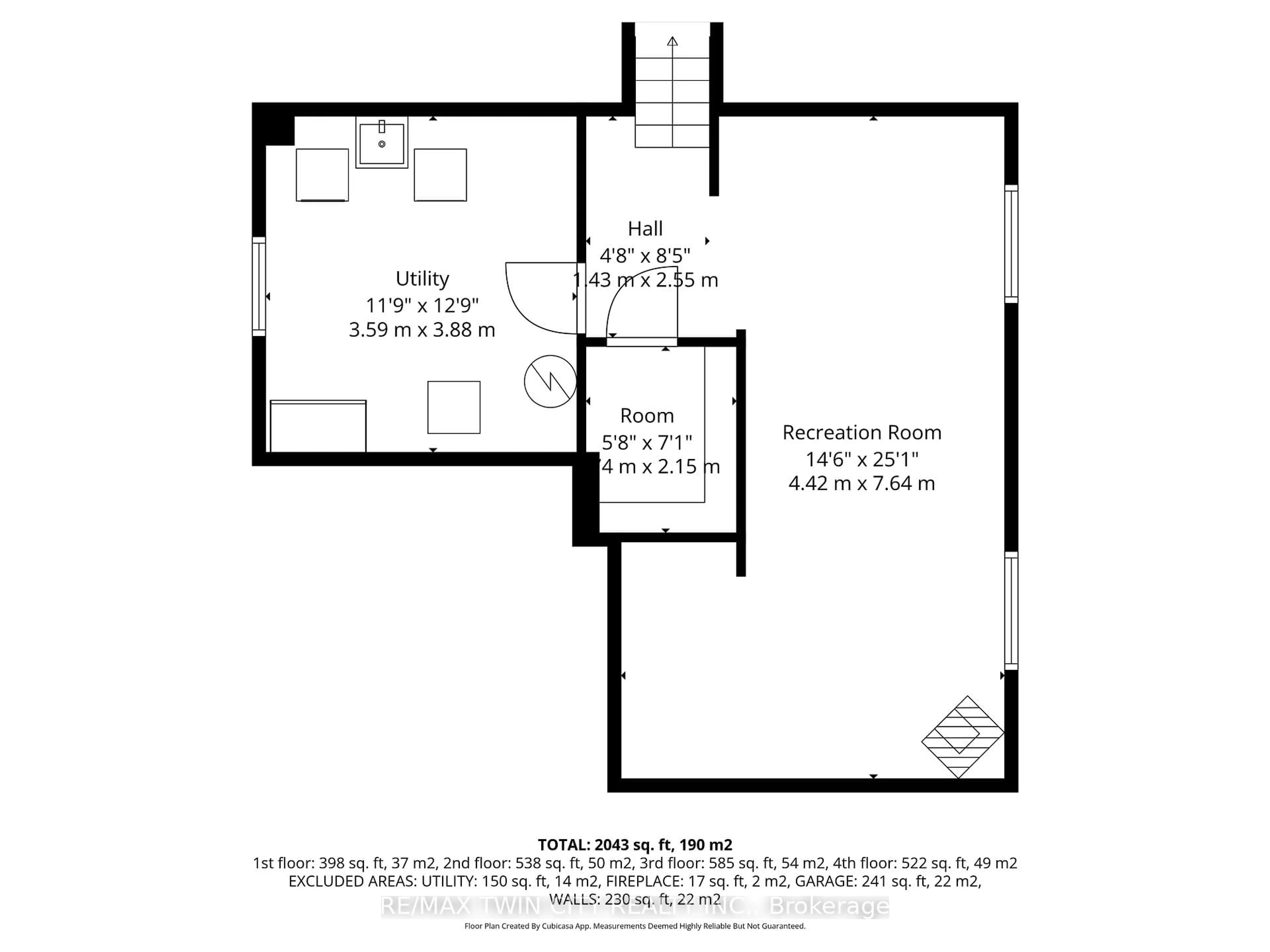 Floor plan for 53 Childerhose Cres, Brantford Ontario N3P 1Z7