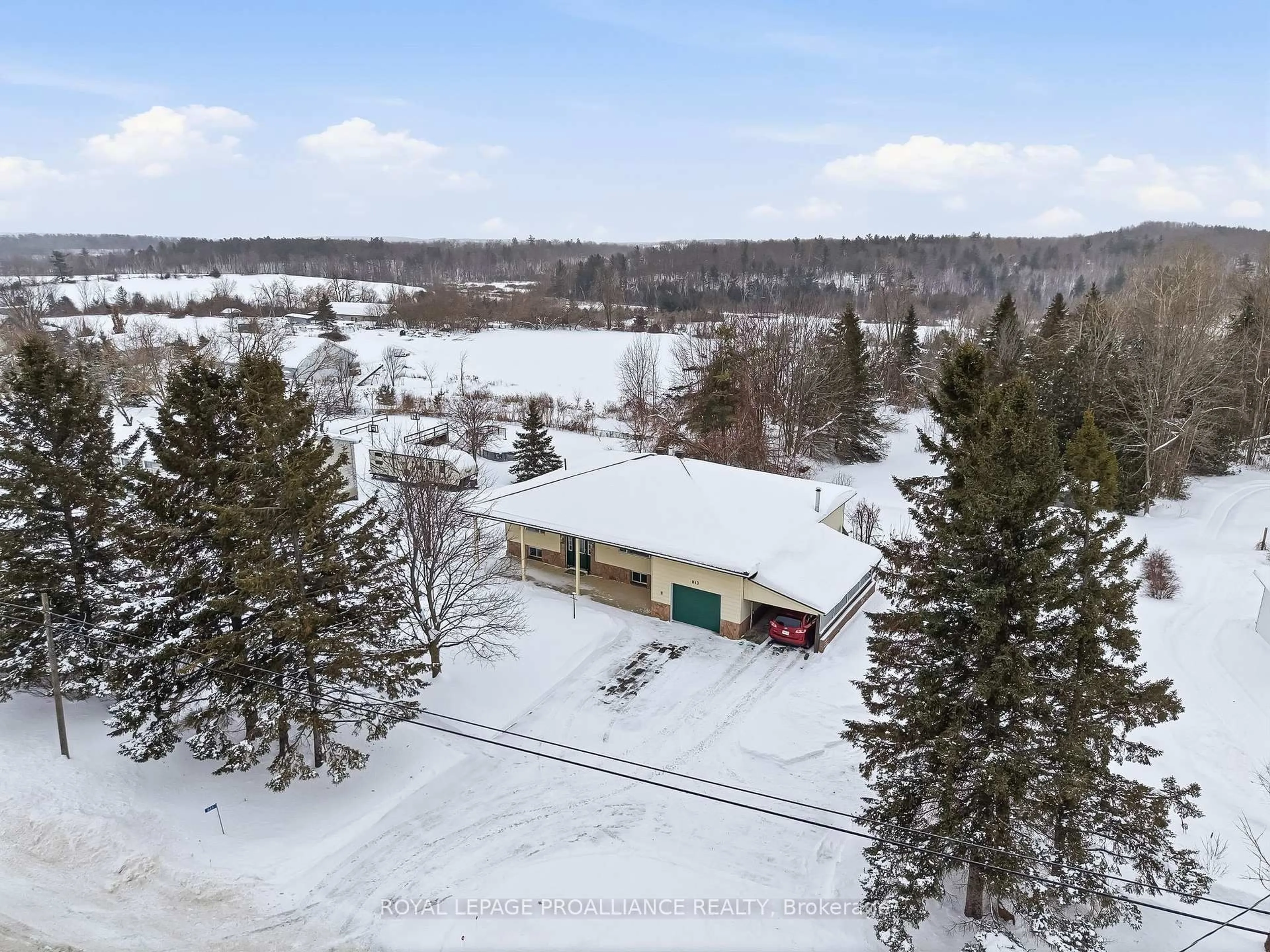 A pic from outside/outdoor area/front of a property/back of a property/a pic from drone, unknown for 843 County 35 Rd, Trent Hills Ontario K0L 1L0