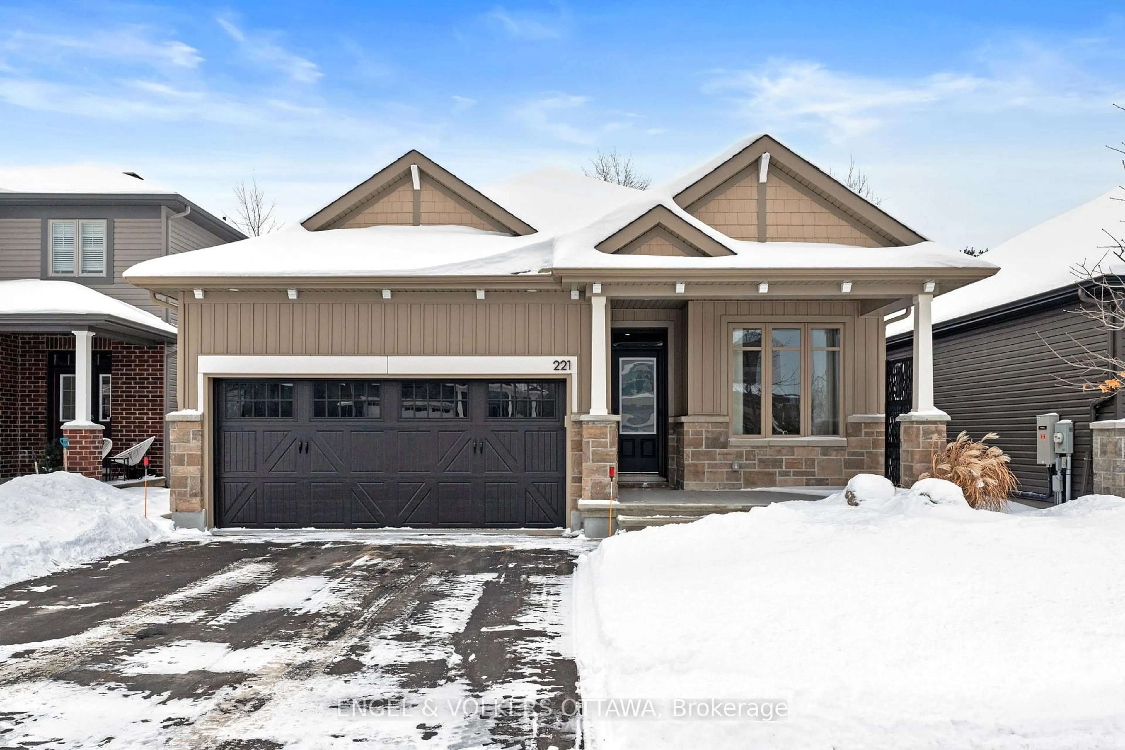 Home with brick exterior material, street for 221 Blackhorse Dr, North Grenville Ontario K0G 1J0