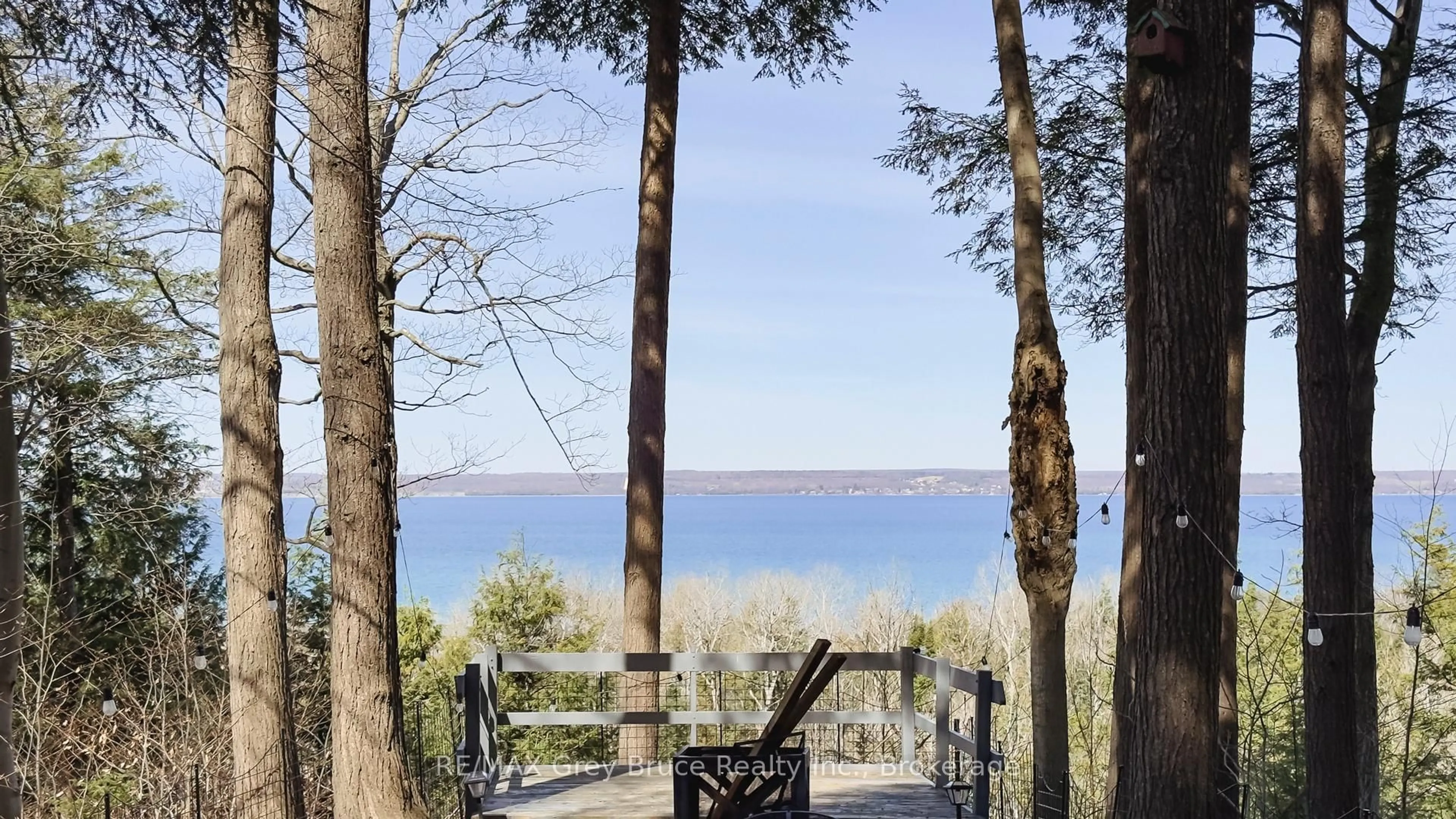 Patio, water/lake/river/ocean view for 128 Thornridge Rd, Meaford Ontario N0H 1B0