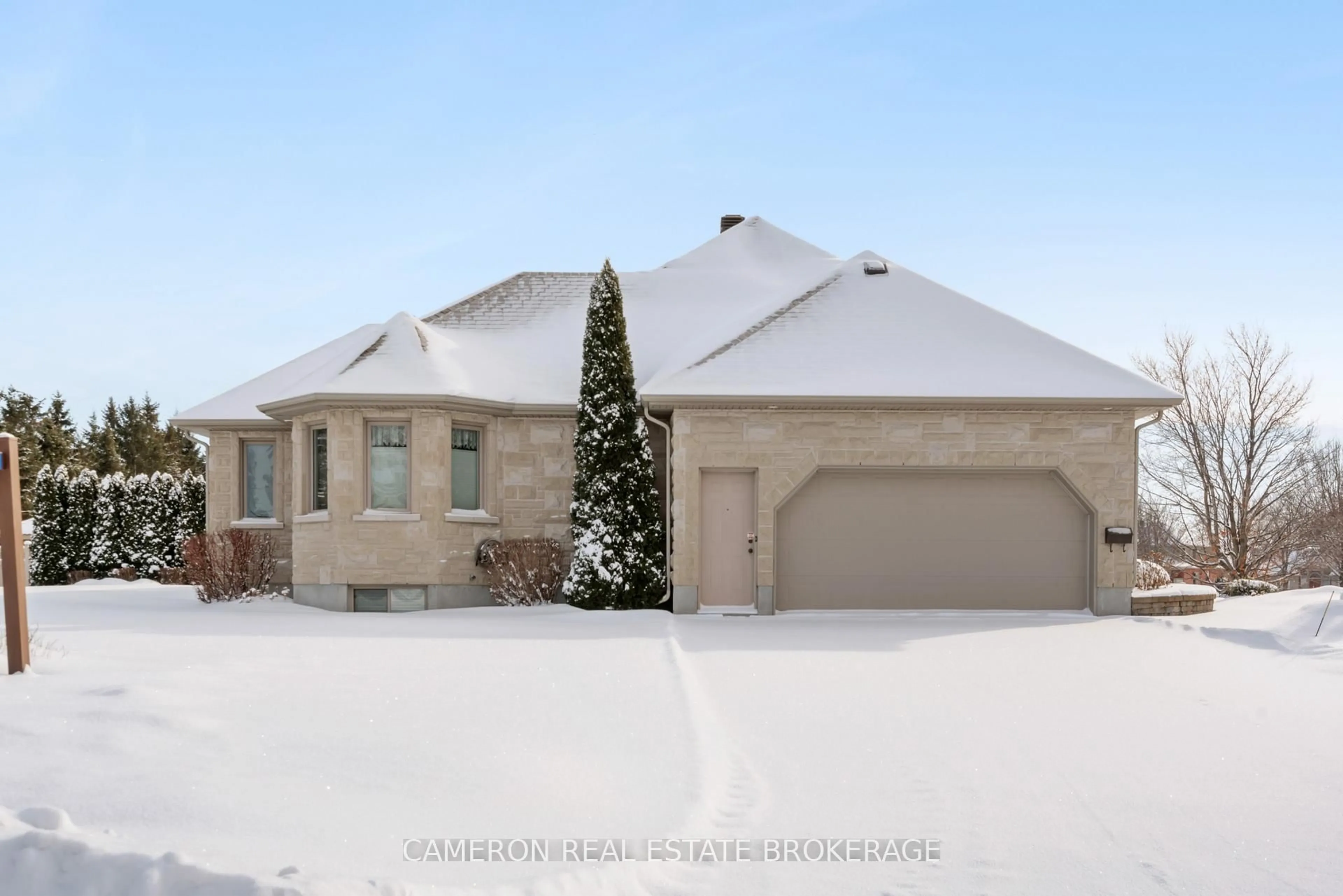 Home with brick exterior material, street for 18105 Farlinger Dr, South Glengarry Ontario K6H 5R5