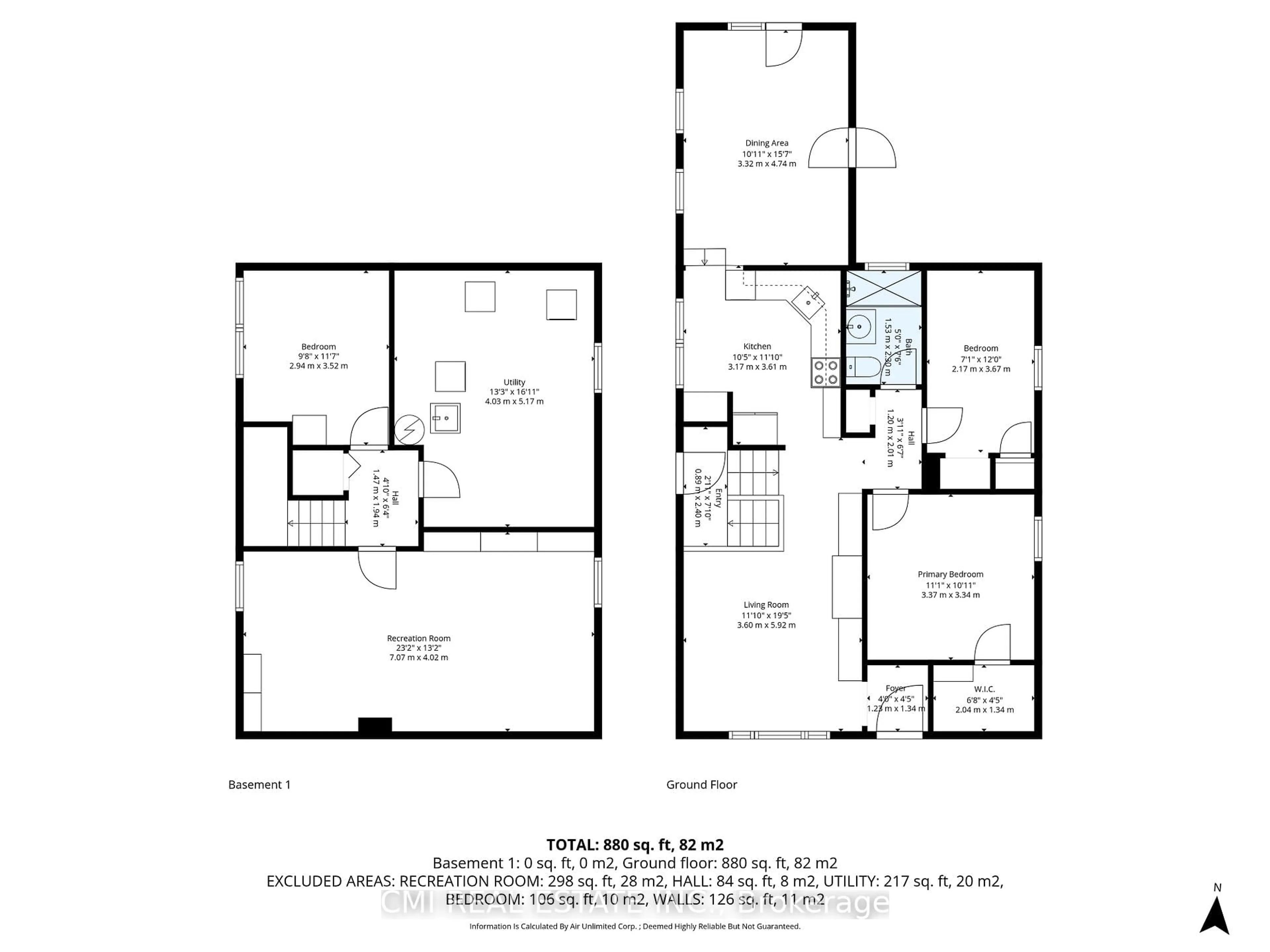 Floor plan for 338 Perreault St, Greater Sudbury Ontario P3B 2M6